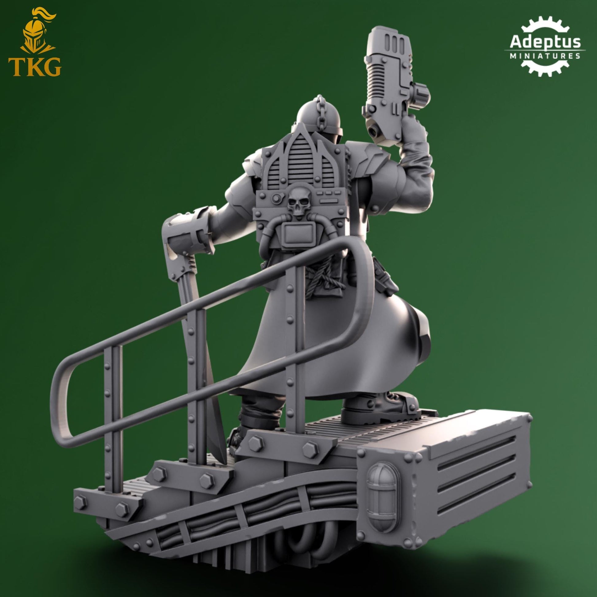 Crusaders Covenant Commander by Adeptus Miniatures | 3D printed Tabletop Miniatures