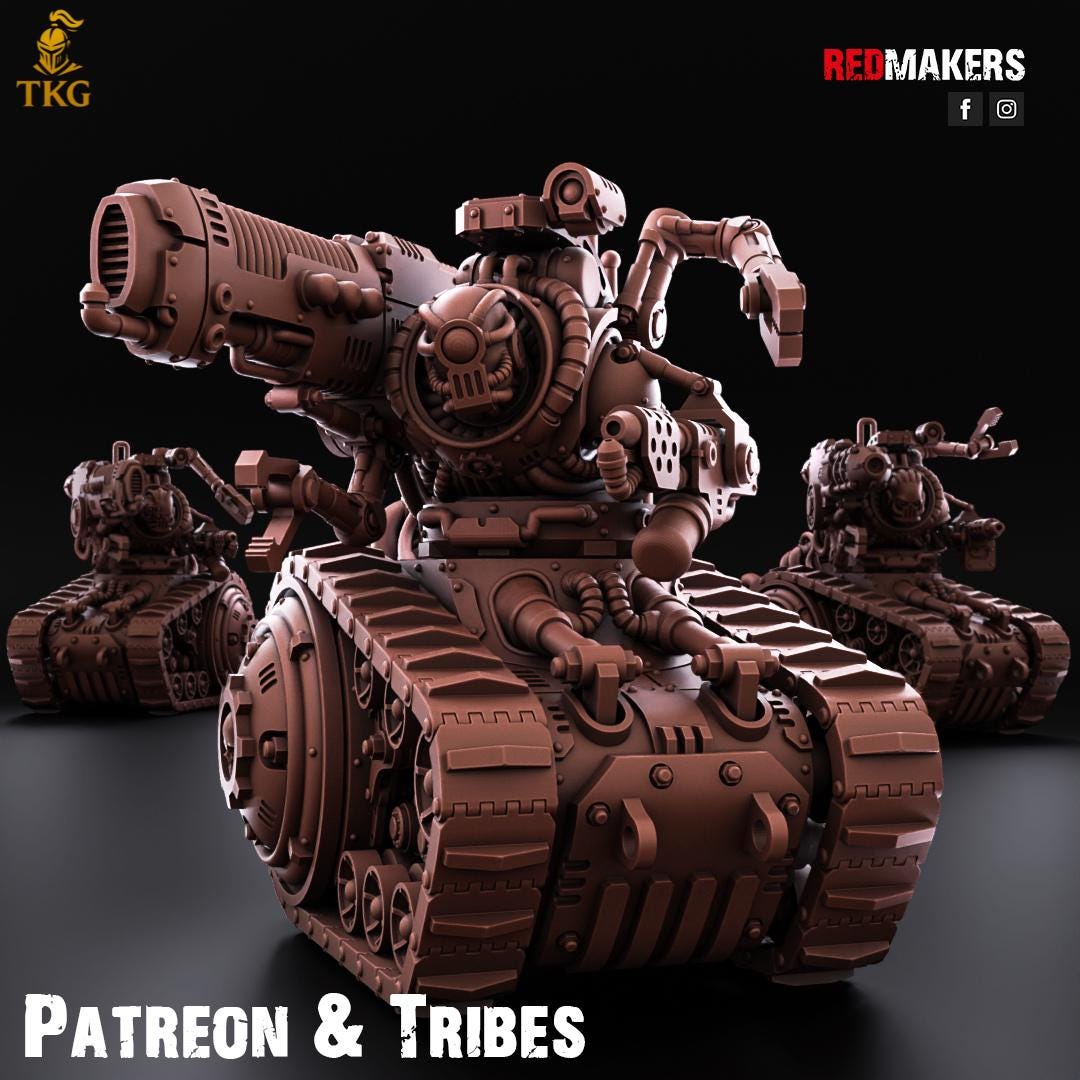 Omniforge Mech-Destroyers by RedMakers | 3D Printed Tabletop Miniatures