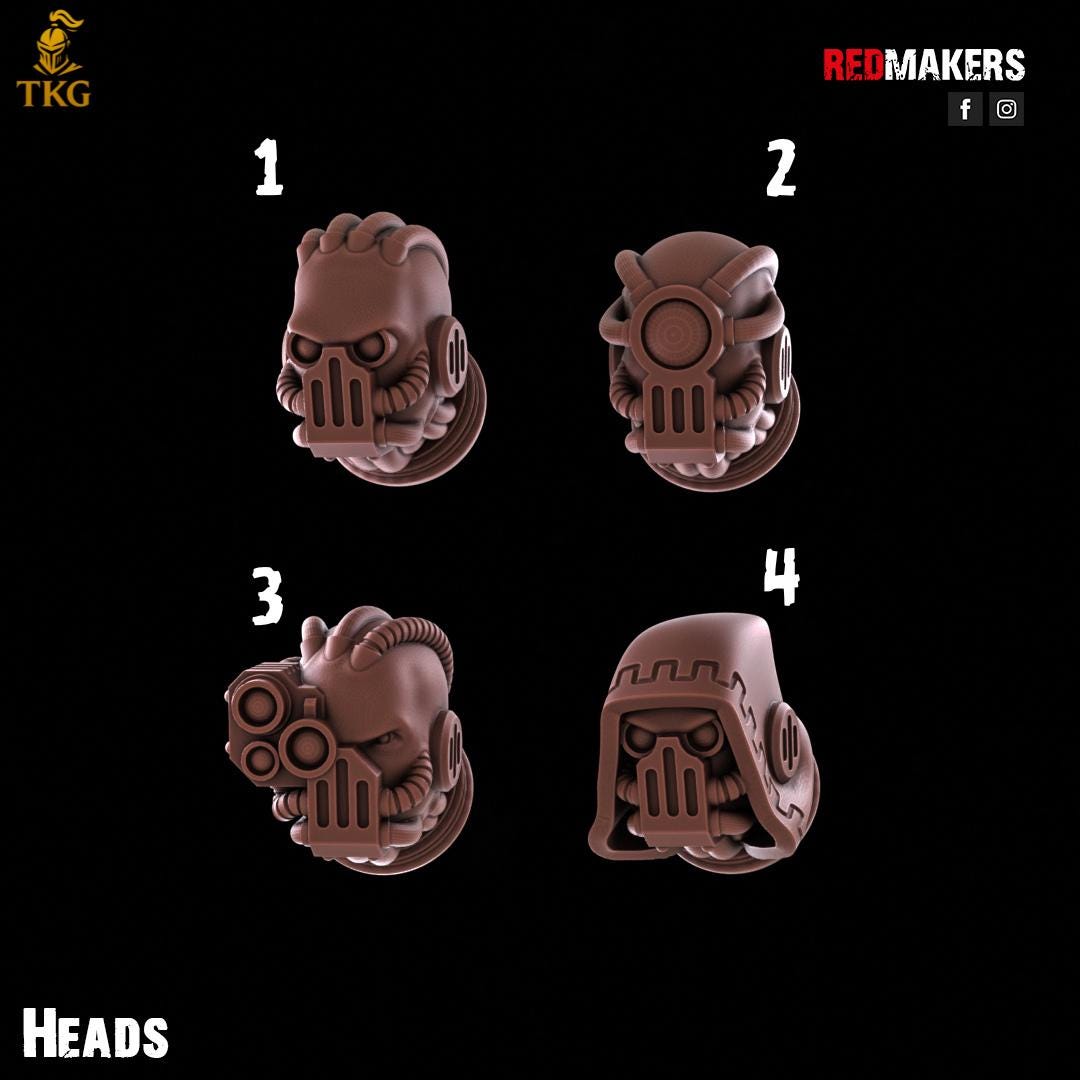 Omniforge Mech-Destroyers by RedMakers | 3D Printed Tabletop Miniatures