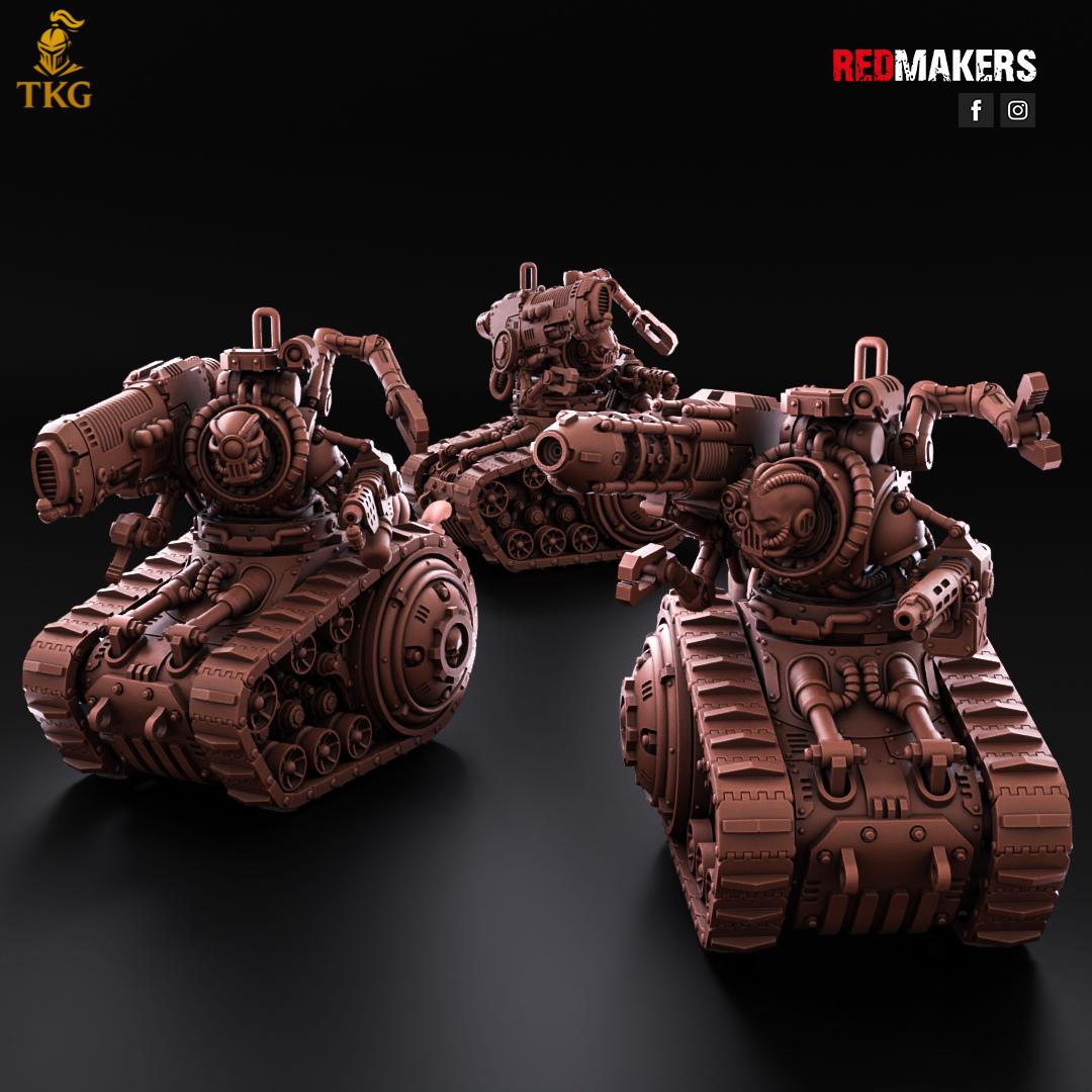 Omniforge Mech-Destroyers by RedMakers | 3D Printed Tabletop Miniatures
