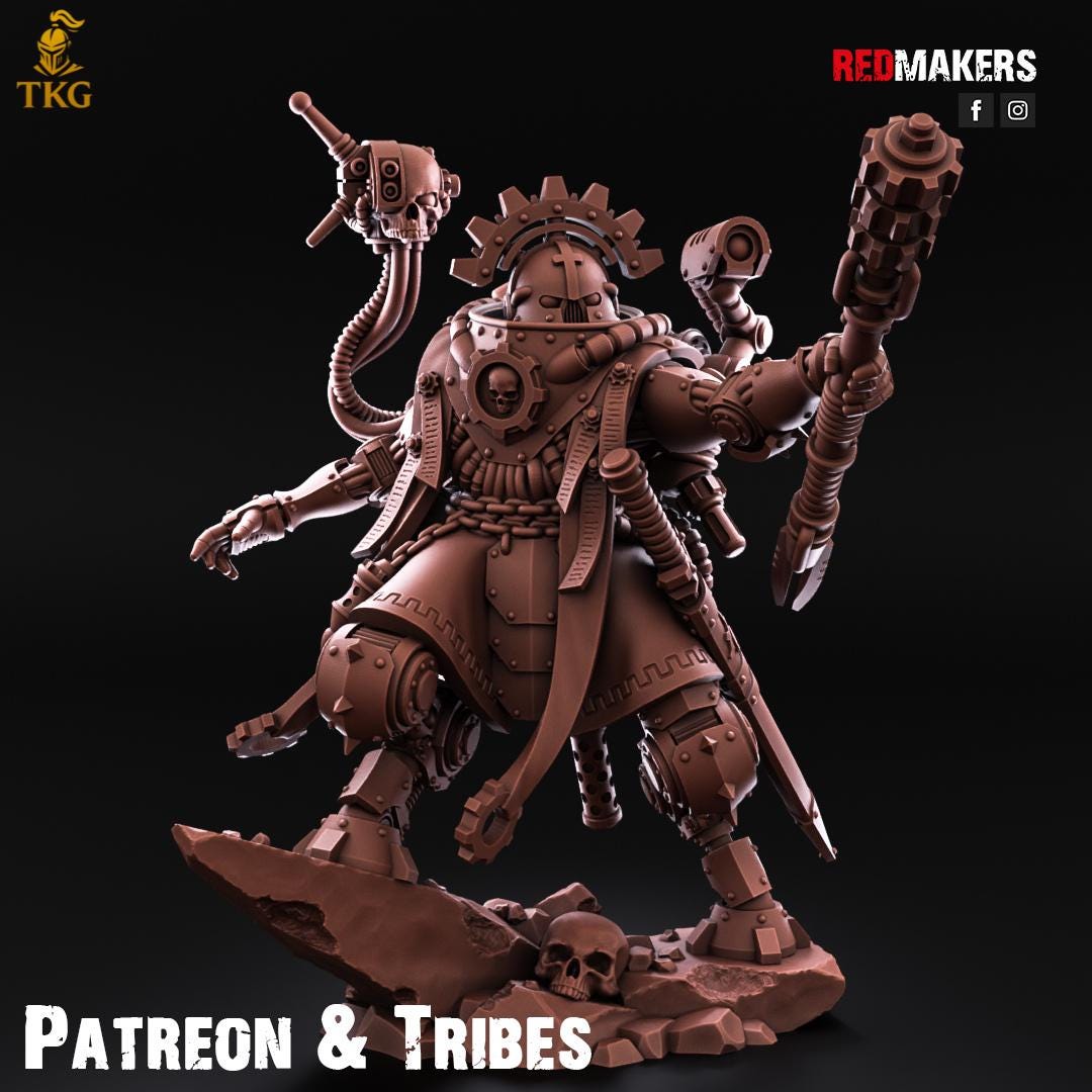 Omniforge Tech Marshal by RedMakers | 3D Printed Tabletop Miniatures