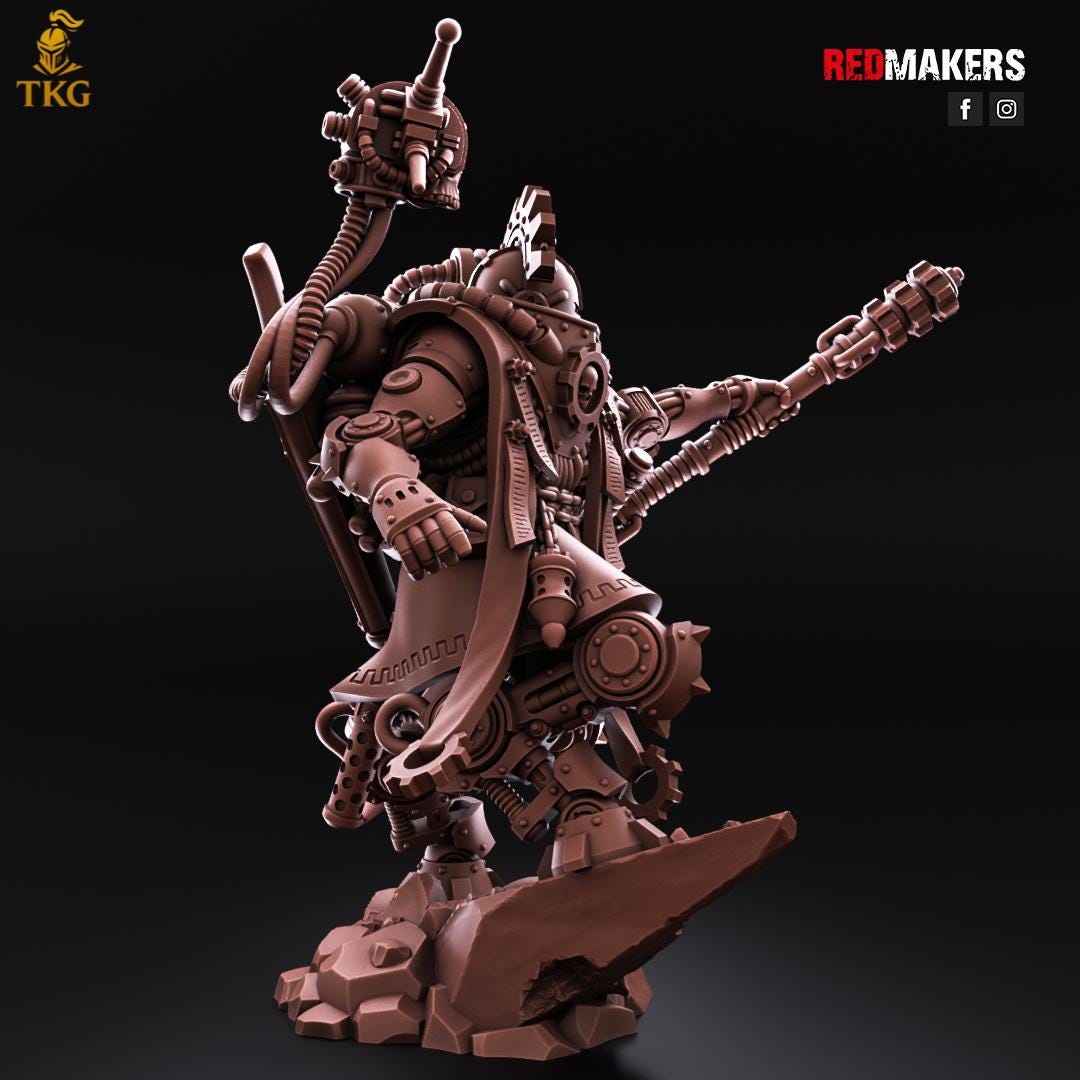 Omniforge Tech Marshal by RedMakers | 3D Printed Tabletop Miniatures