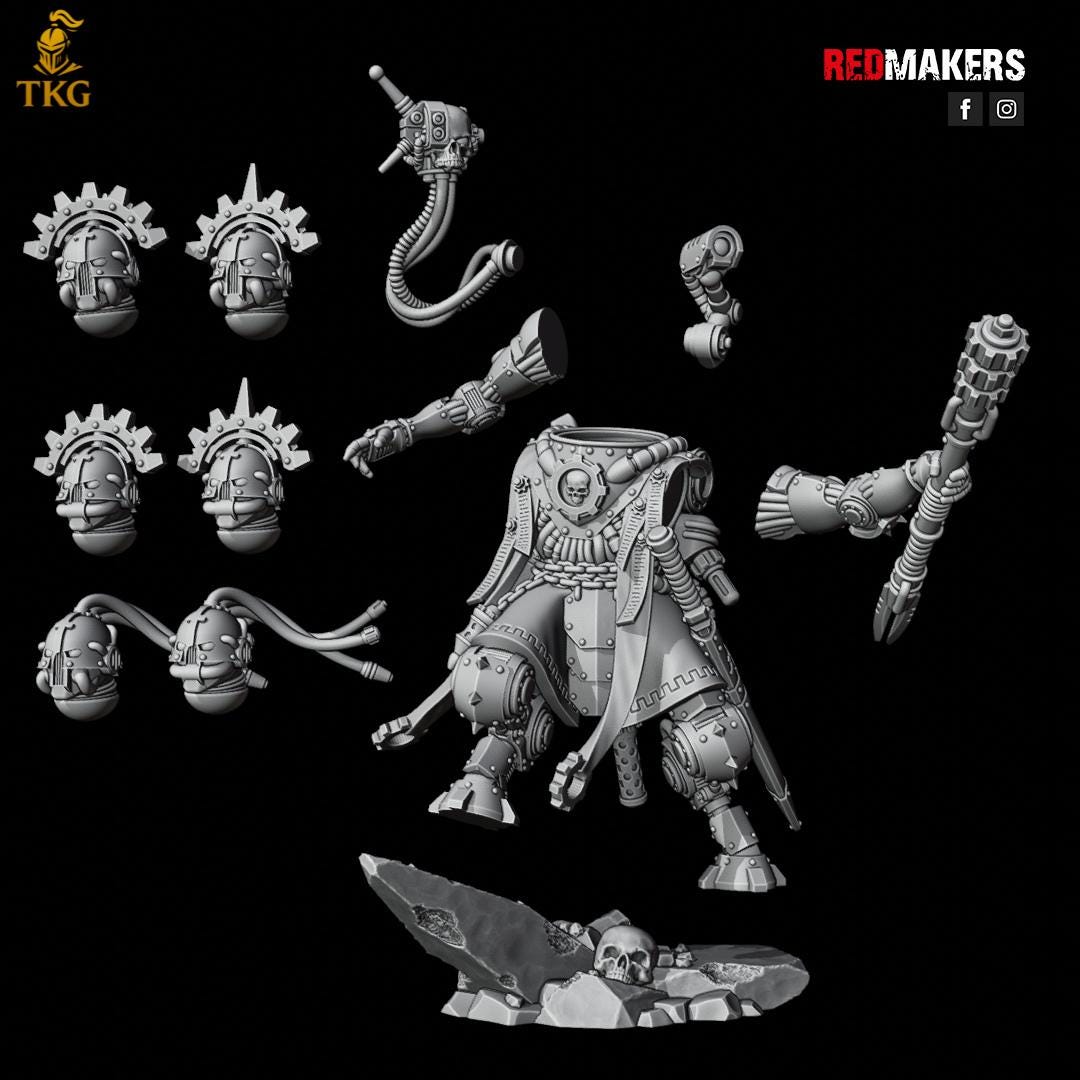 Omniforge Tech Marshal by RedMakers | 3D Printed Tabletop Miniatures