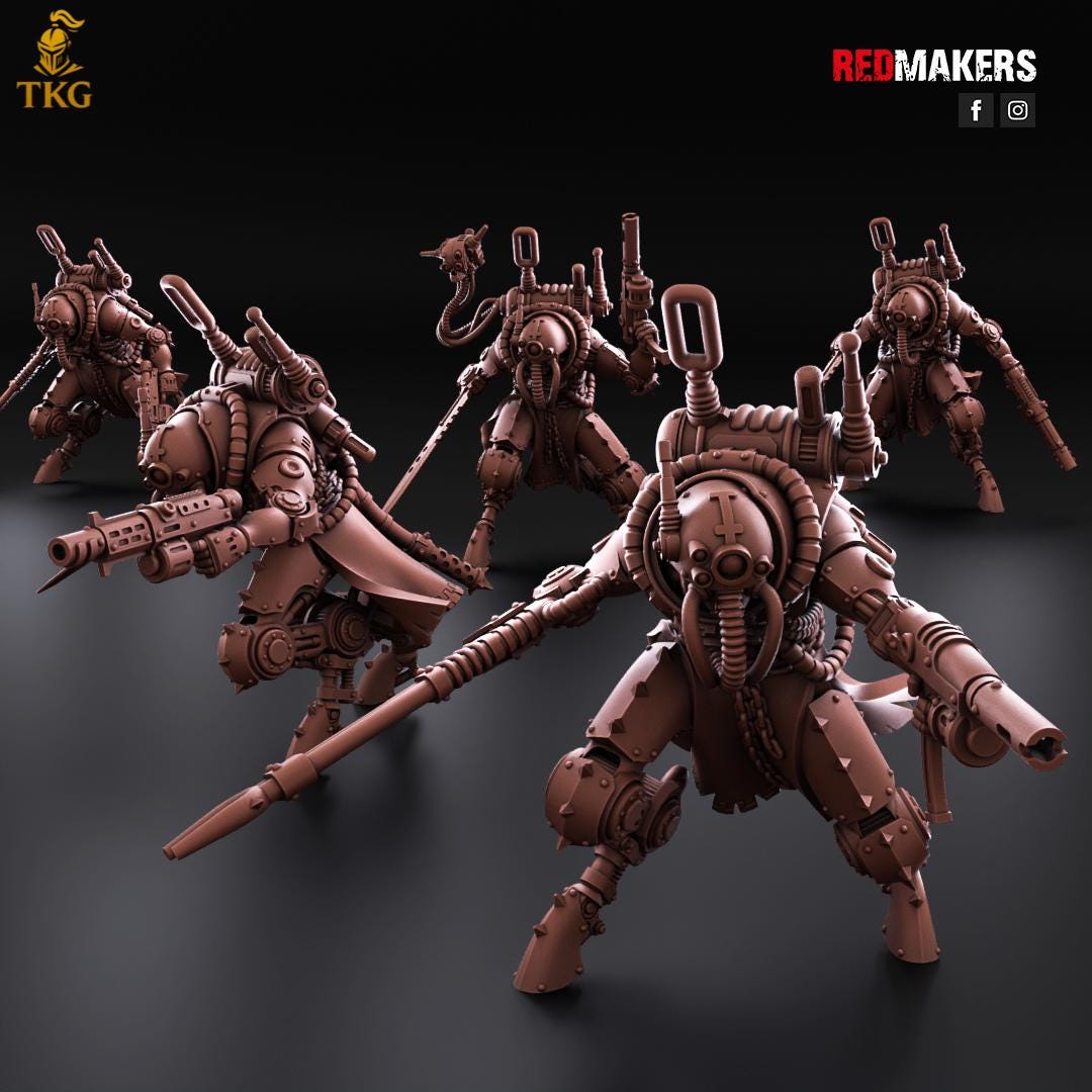 Omniforge Phantom Reapers by RedMakers | 3D Printed Tabletop Miniatures