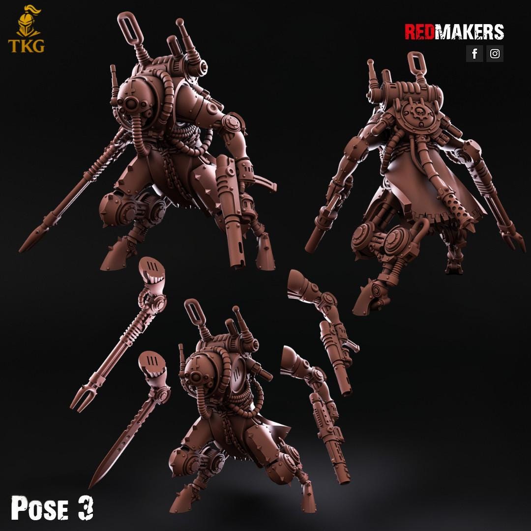 Omniforge Phantom Reapers by RedMakers | 3D Printed Tabletop Miniatures