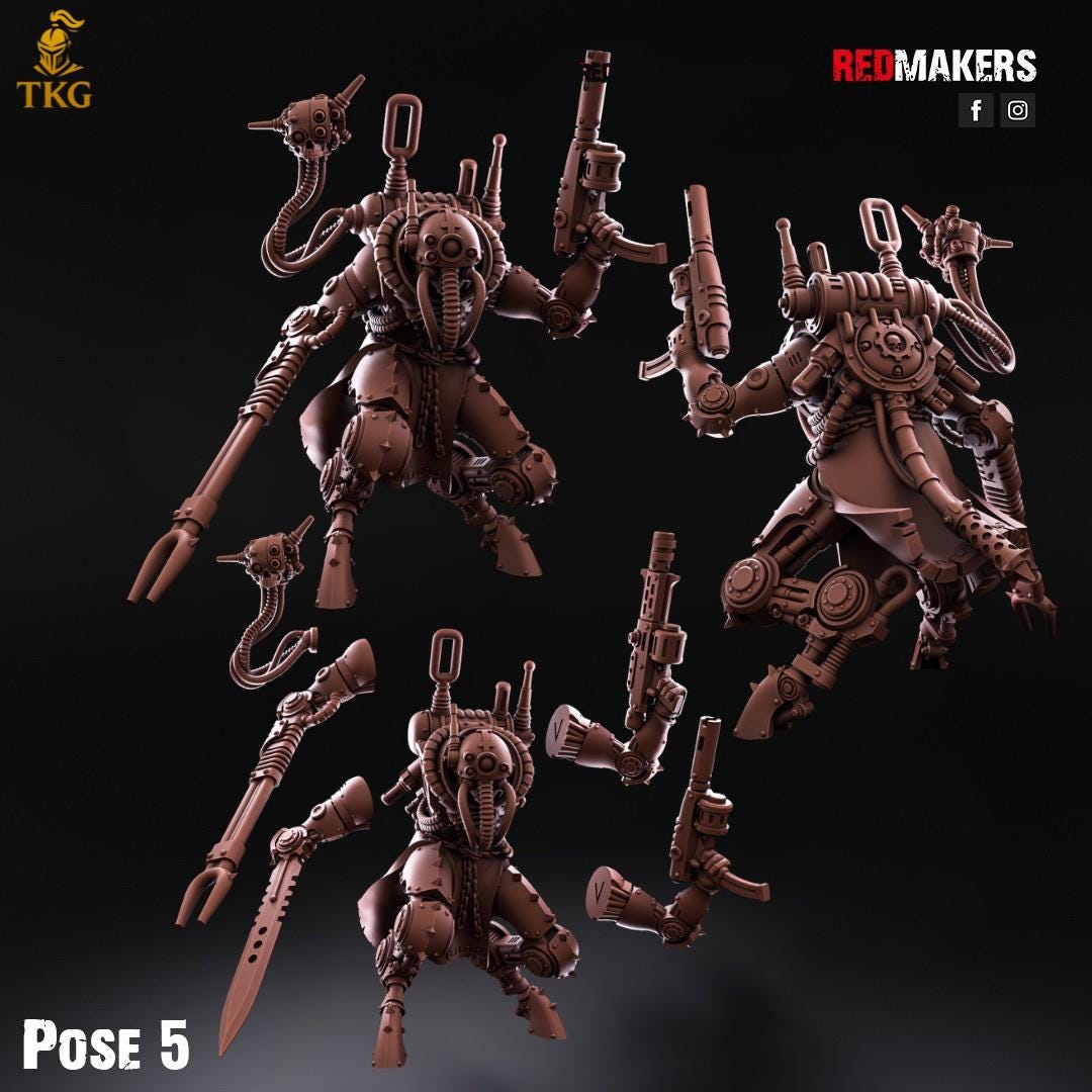 Omniforge Phantom Reapers by RedMakers | 3D Printed Tabletop Miniatures