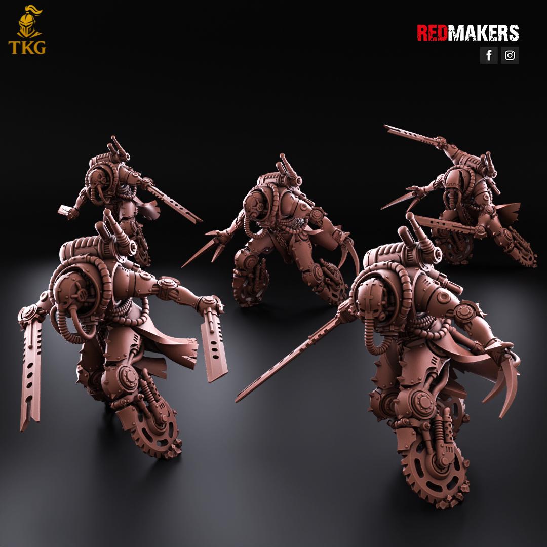 Omniforge Blade Reapers by RedMakers | 3D Printed Tabletop Miniatures