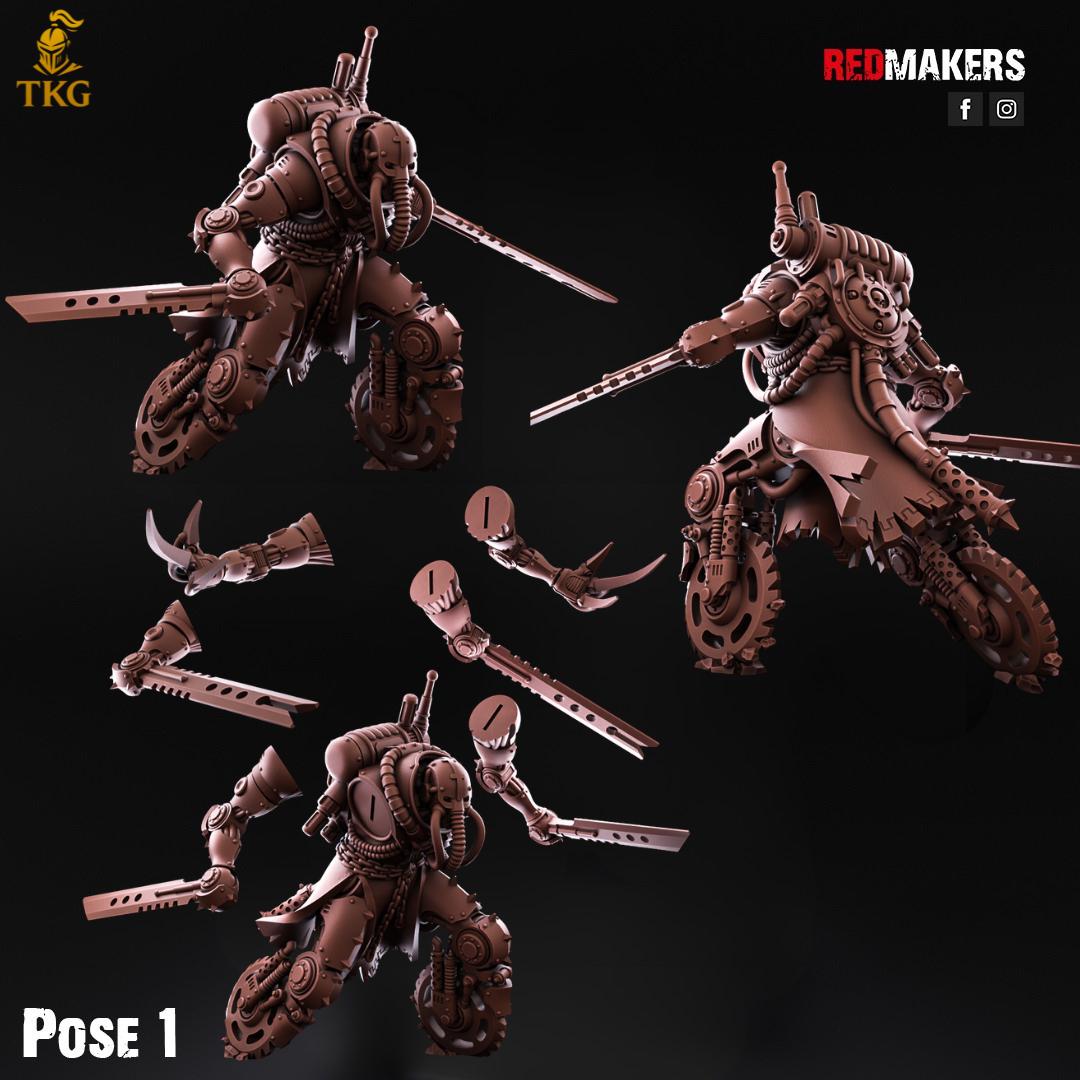 Omniforge Blade Reapers by RedMakers | 3D Printed Tabletop Miniatures