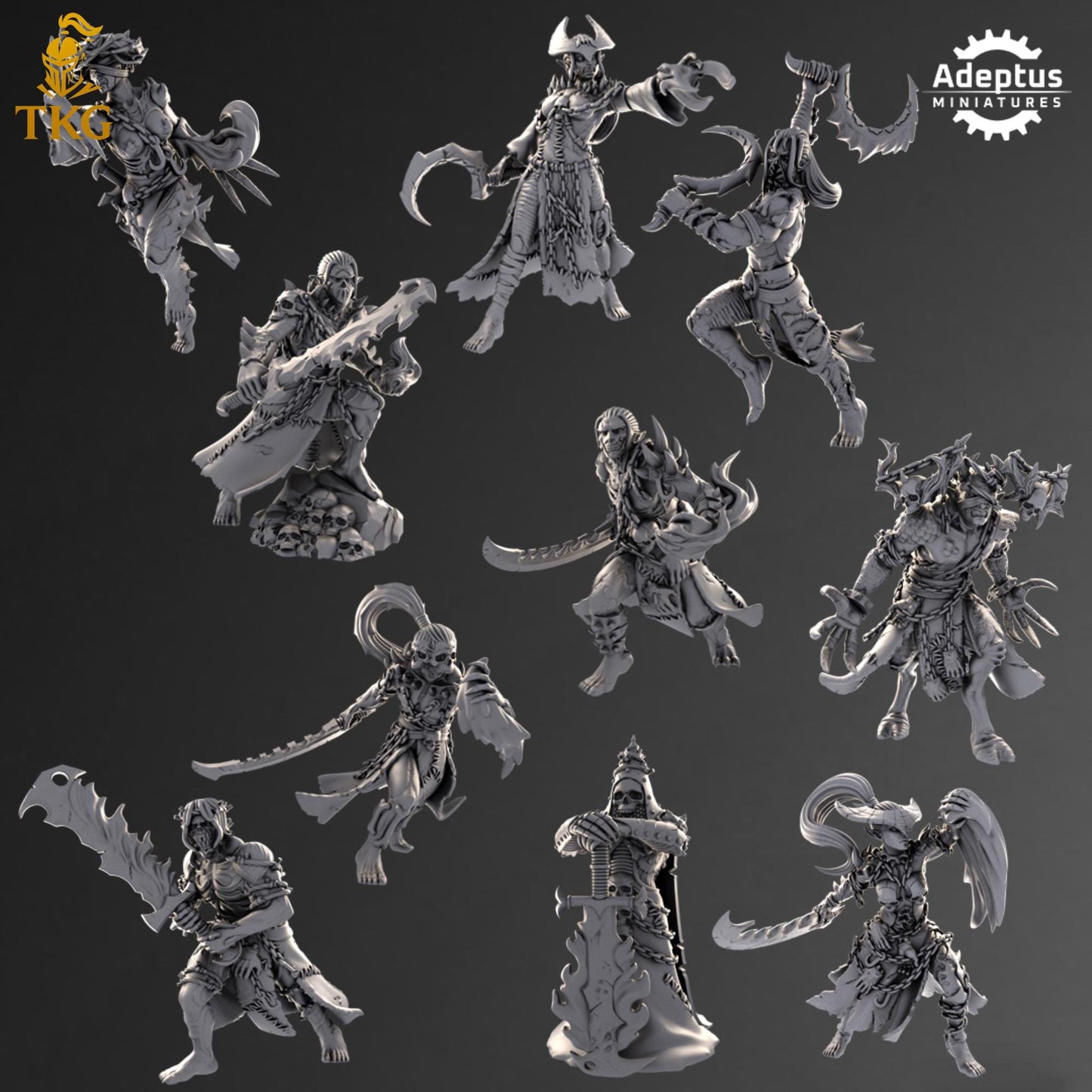 Umbral Stalkers Kill Squad by Adeptus Miniatures | 3D Printed Tabletop Miniatures