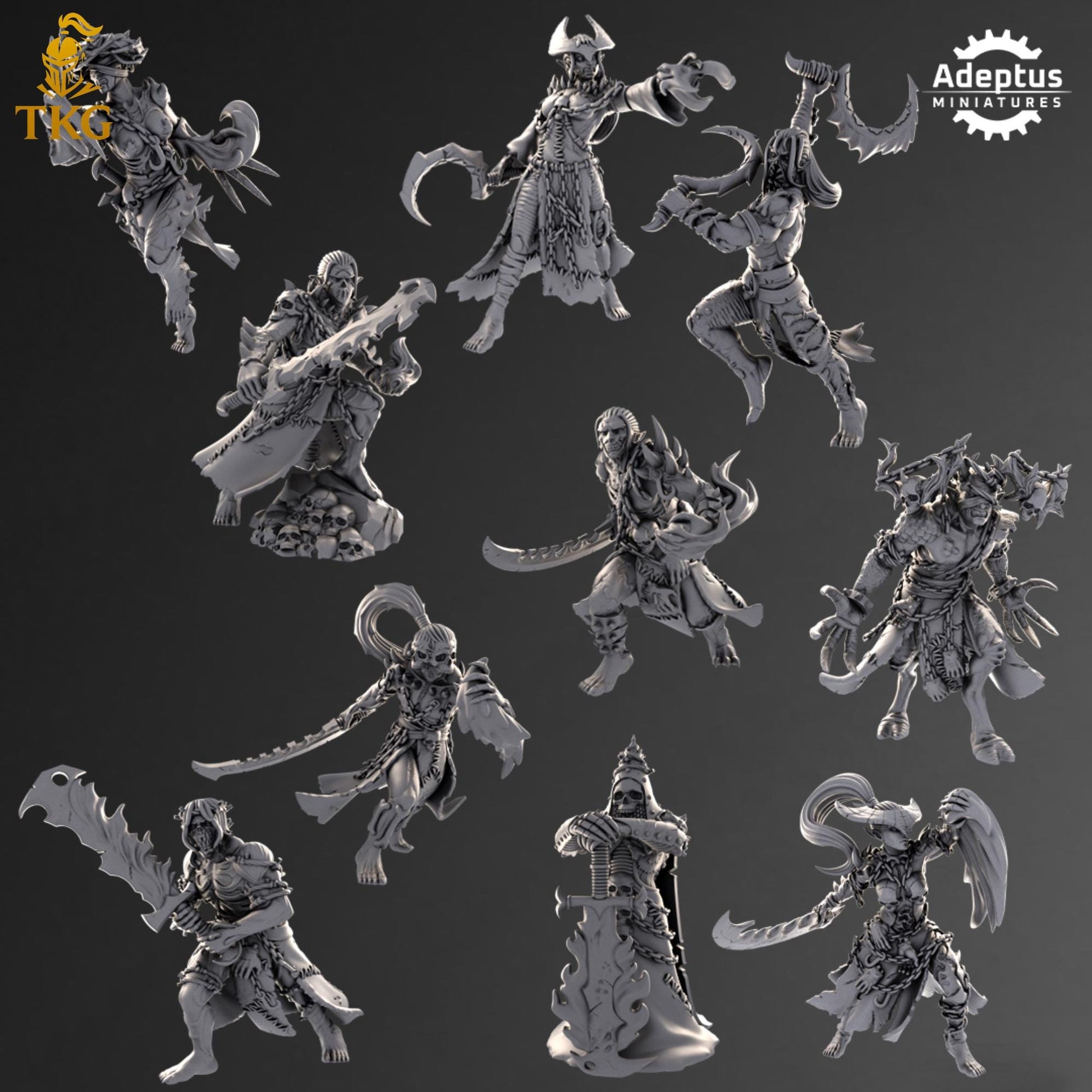 Umbral Stalkers Kill Squad by Adeptus Miniatures | 3D Printed Tabletop Miniatures