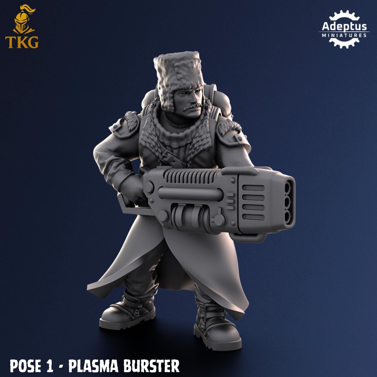 Coldreach Regiment Special Weapons Team by Adeptus Miniatures | 3D printed Tabletop Miniatures