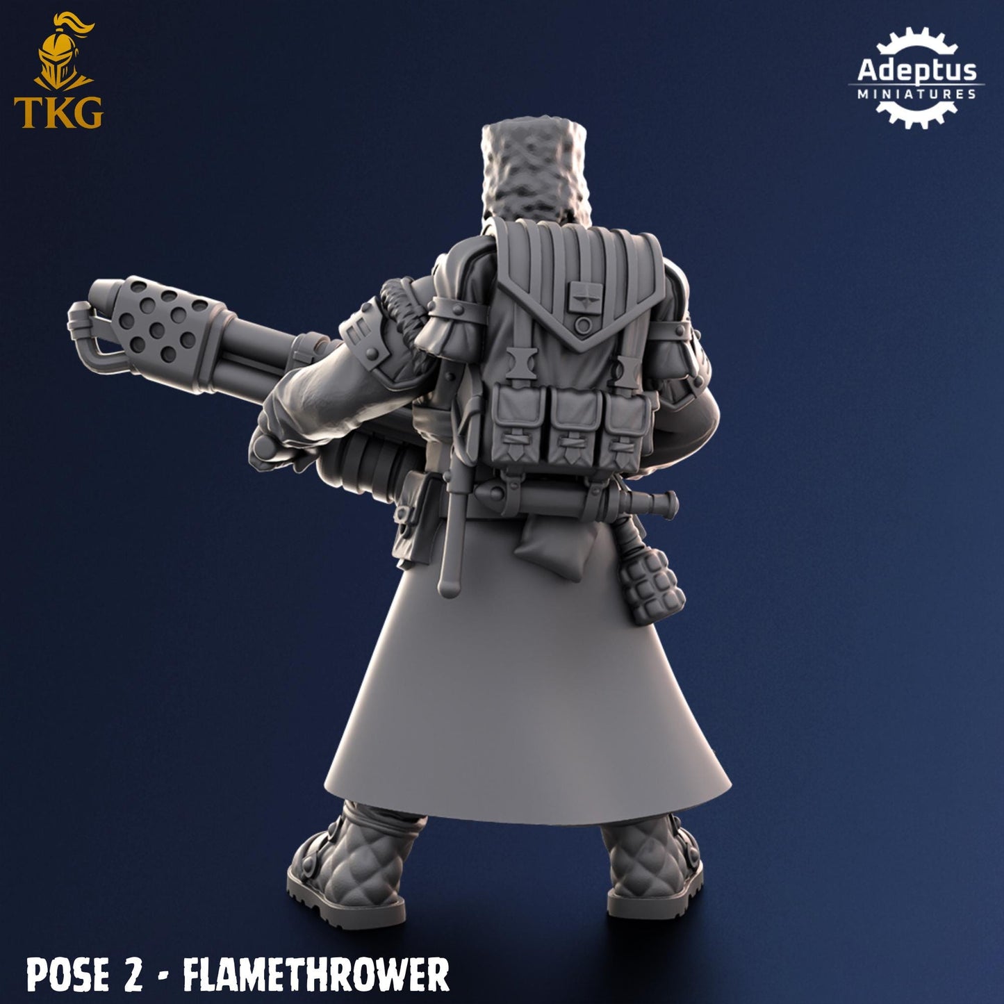 Coldreach Regiment Special Weapons Team by Adeptus Miniatures | 3D printed Tabletop Miniatures