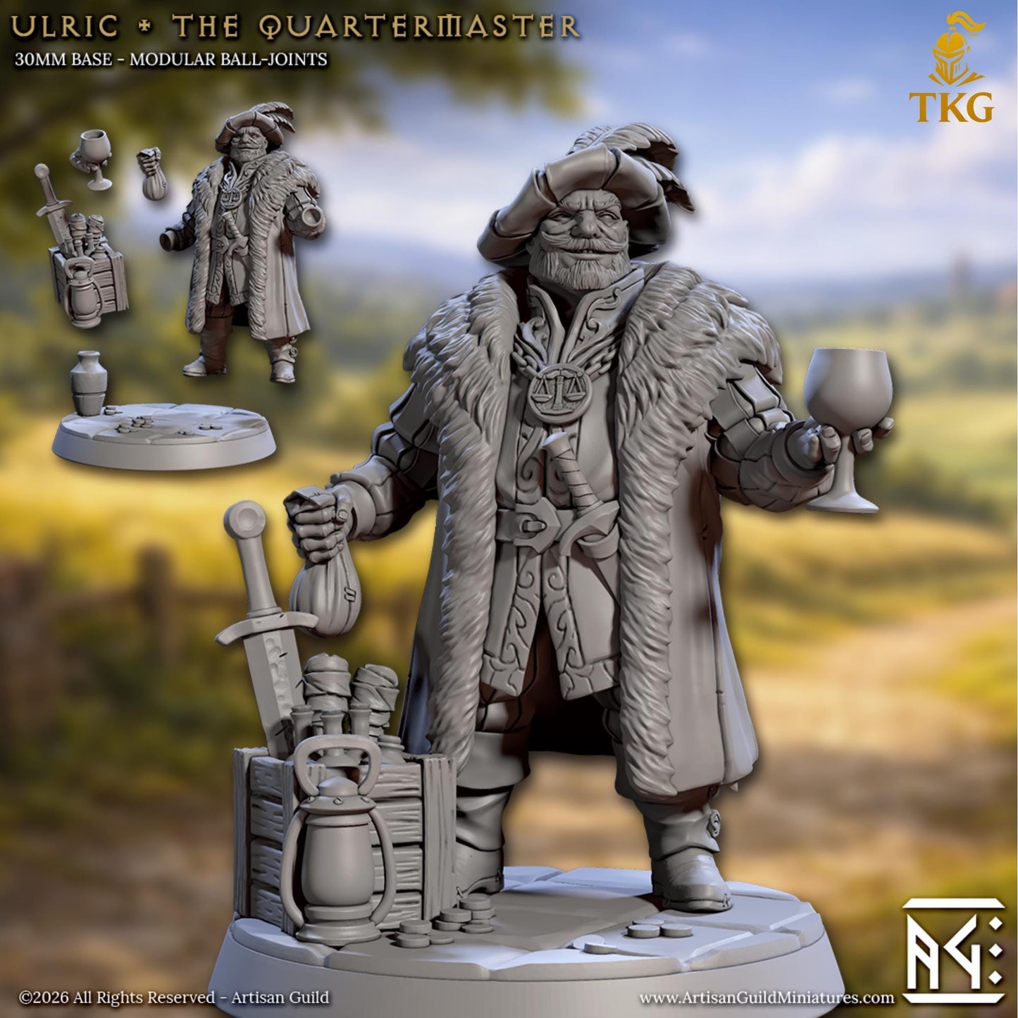 Villagers and Townsfolk by Artisan Guild | 3D Printed Miniatures | Fantasy Models
