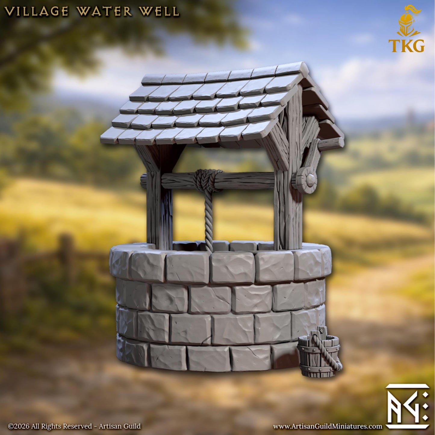 Villagers and Townsfolk by Artisan Guild | 3D Printed Miniatures | Fantasy Models