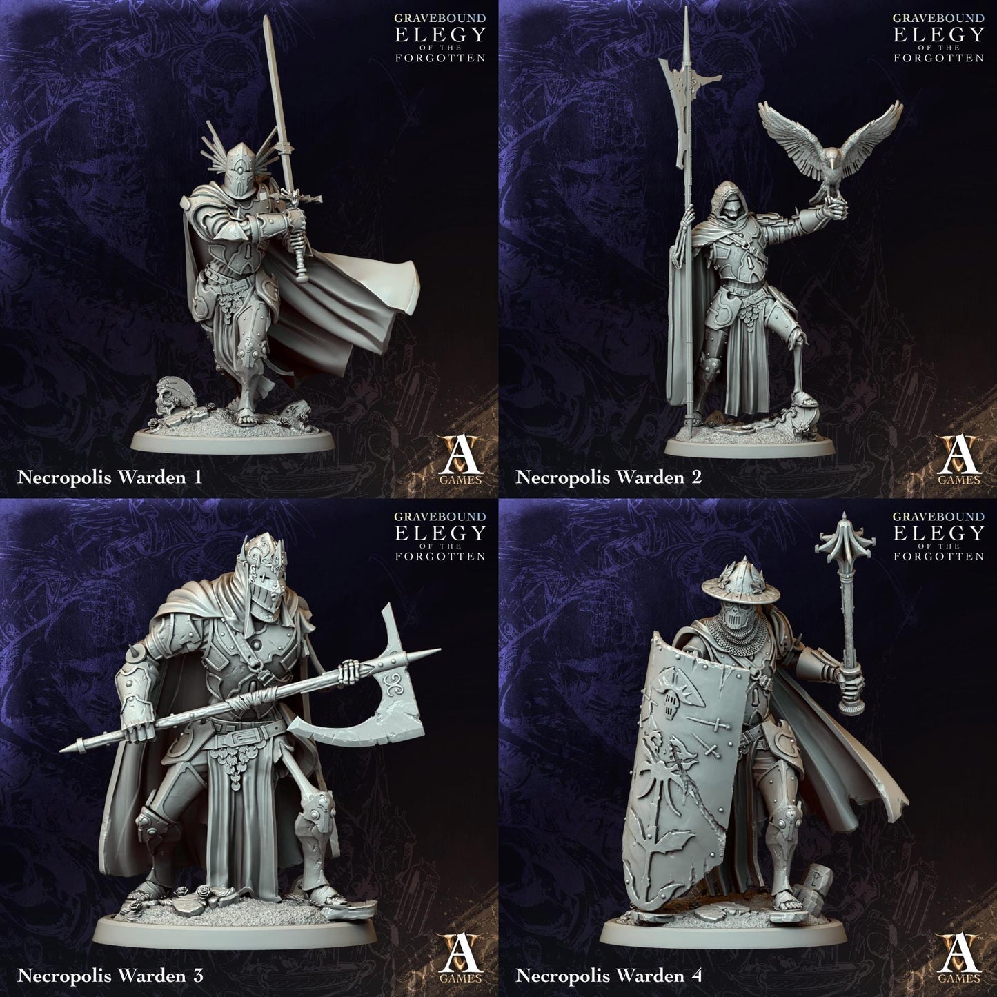 Elegy of the Forgotten - Gravebound by ArchvillainGames | 3D Printed Miniatures