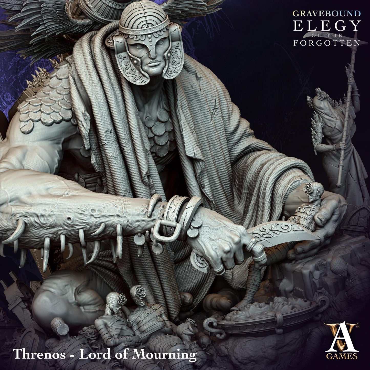 Elegy of the Forgotten - Gravebound by ArchvillainGames | 3D Printed Miniatures