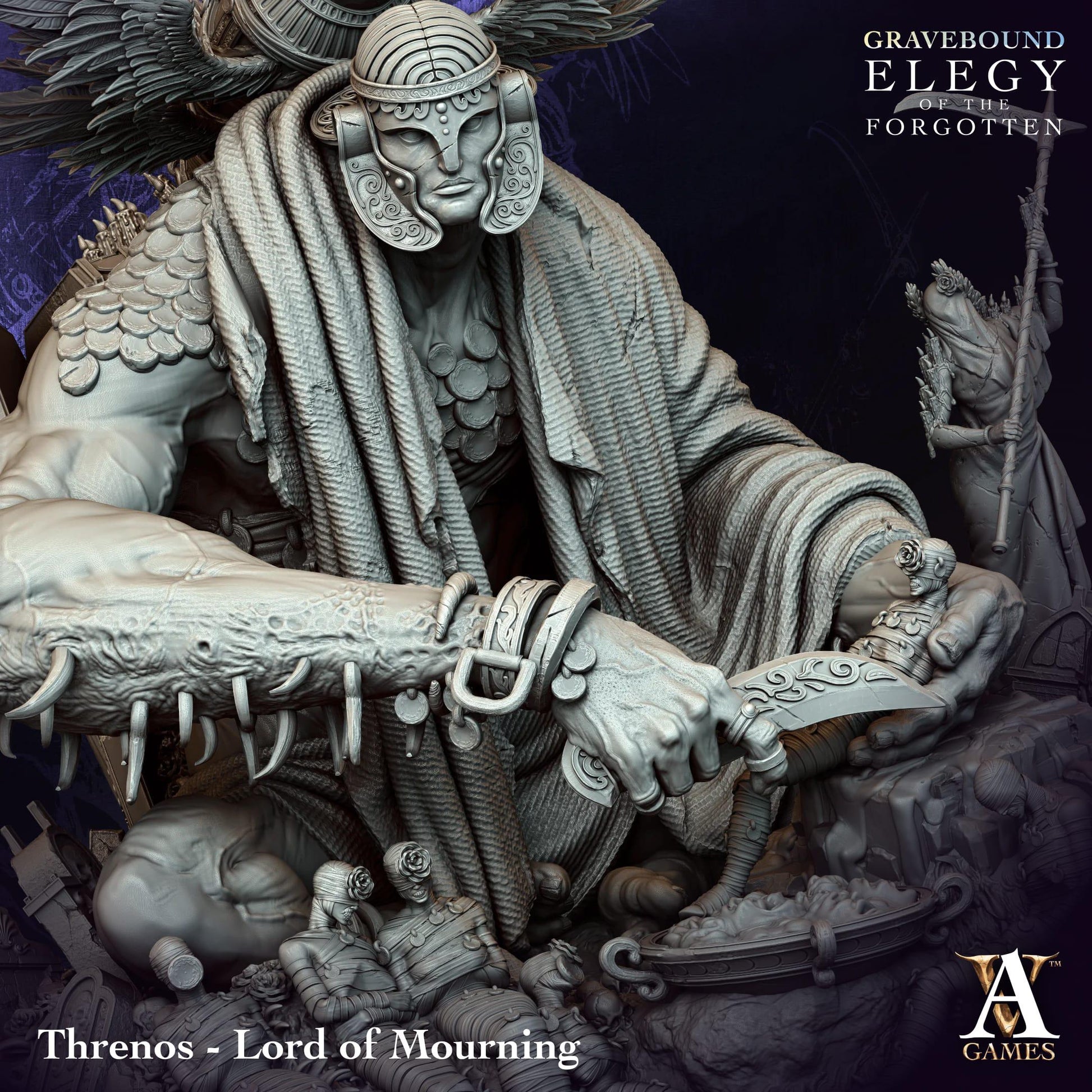 Elegy of the Forgotten - Gravebound by ArchvillainGames | 3D Printed Miniatures