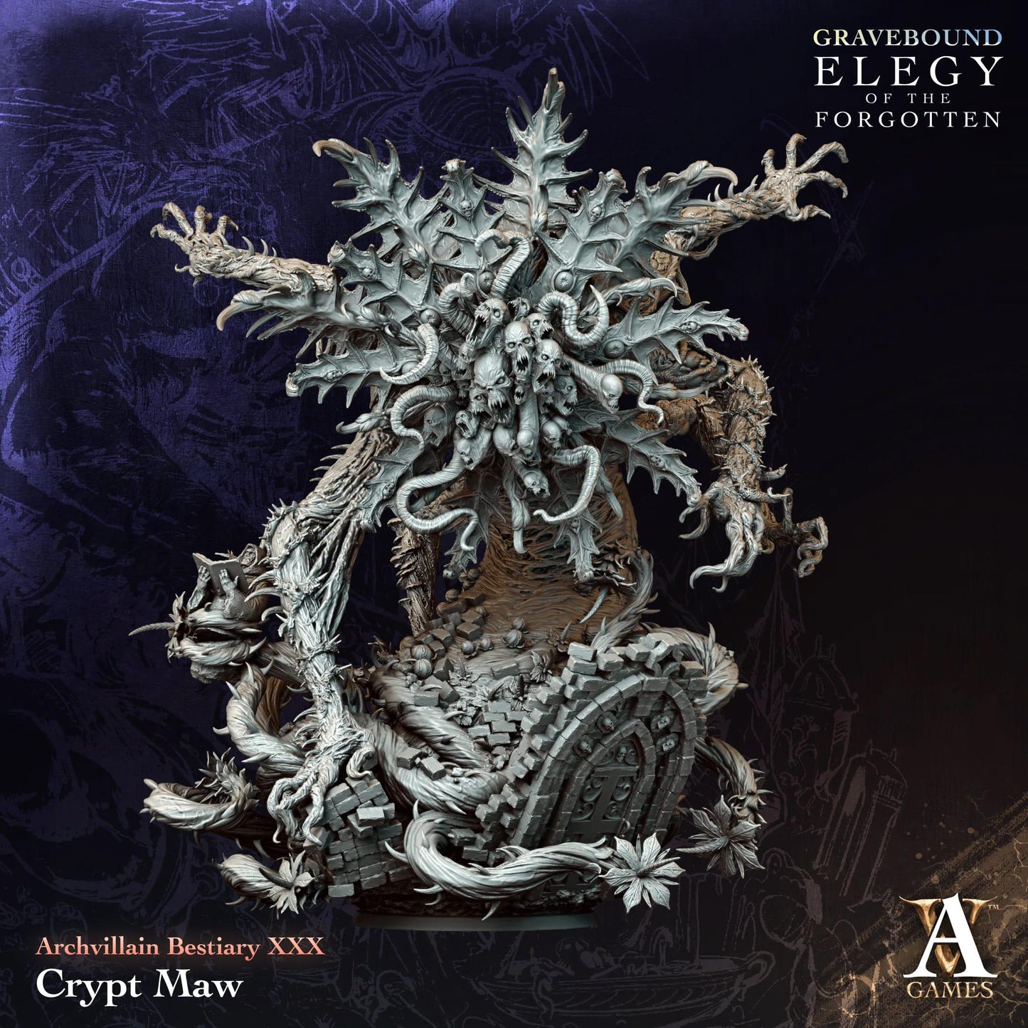 Elegy of the Forgotten - Gravebound by ArchvillainGames | 3D Printed Miniatures