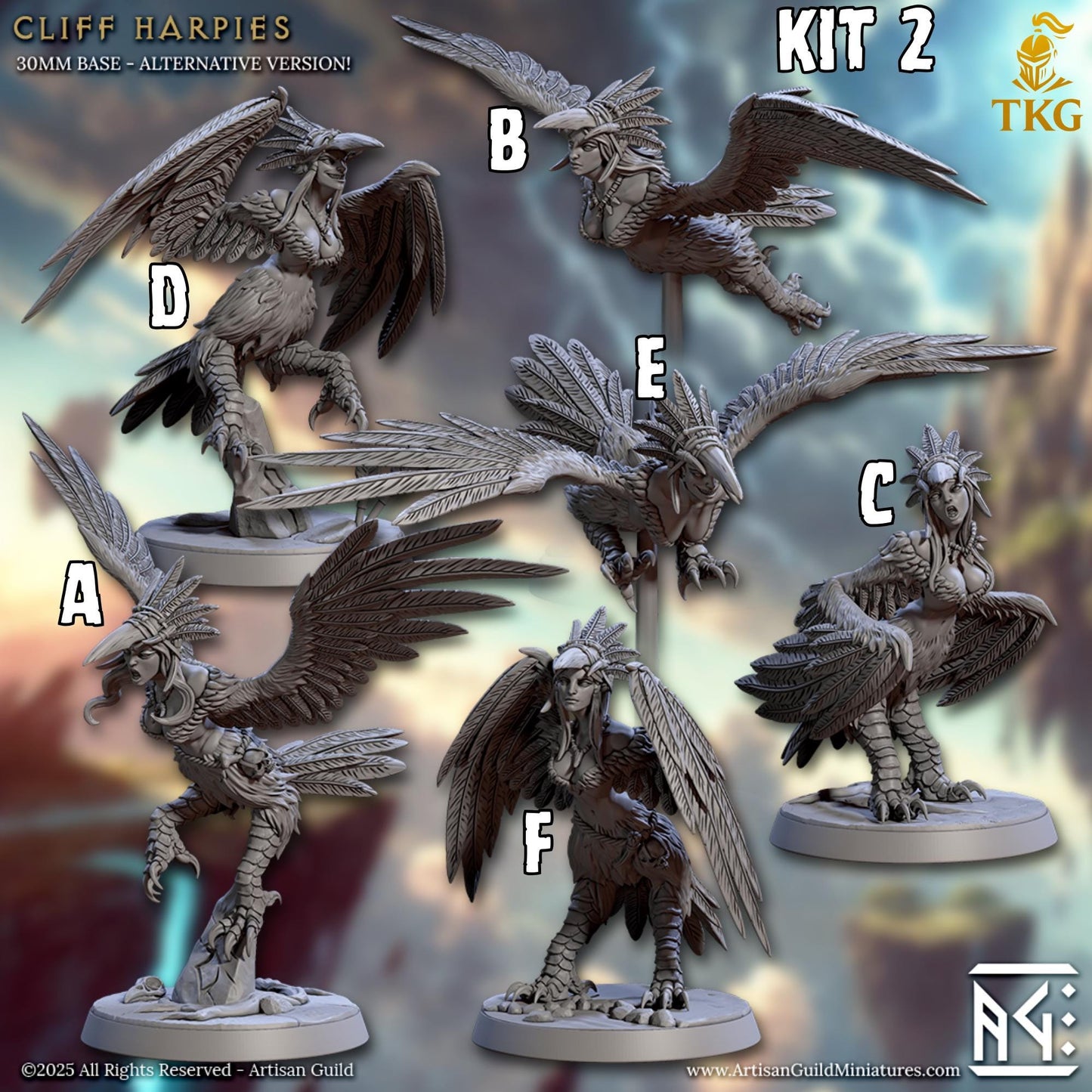 Raid at the Temple of Zephyria by Artisan Guild | 3D Printed Miniatures | Fantasy Models