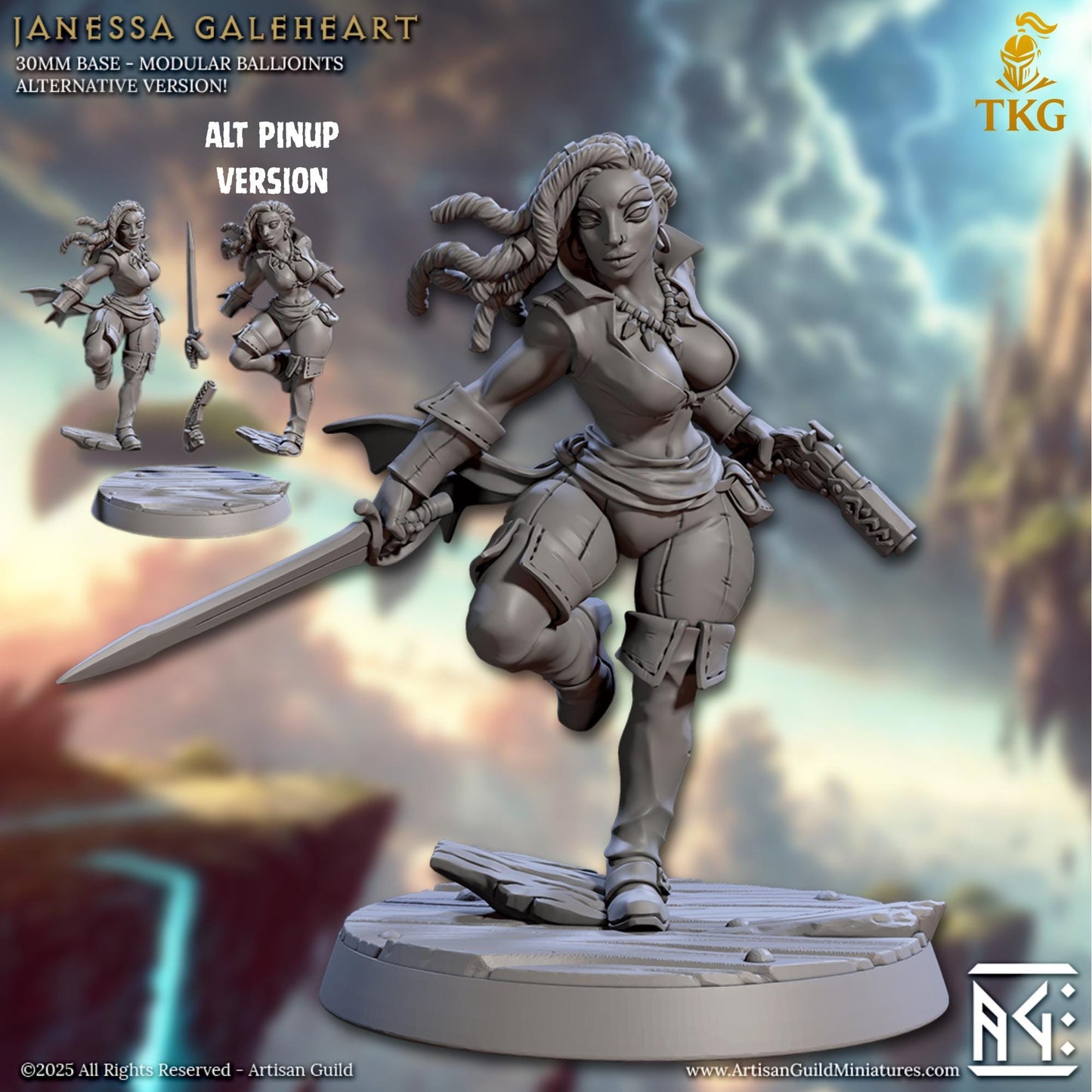 Raid at the Temple of Zephyria by Artisan Guild | 3D Printed Miniatures | Fantasy Models