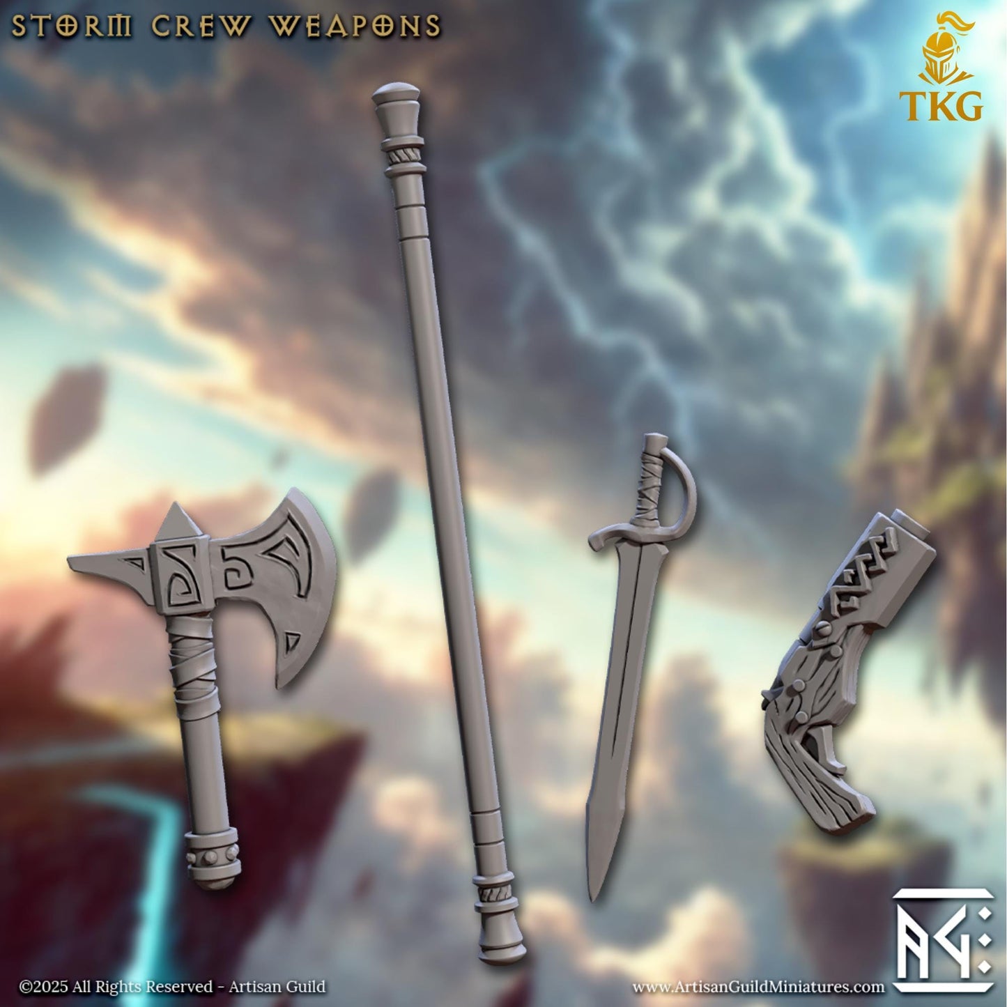 Raid at the Temple of Zephyria by Artisan Guild | 3D Printed Miniatures | Fantasy Models