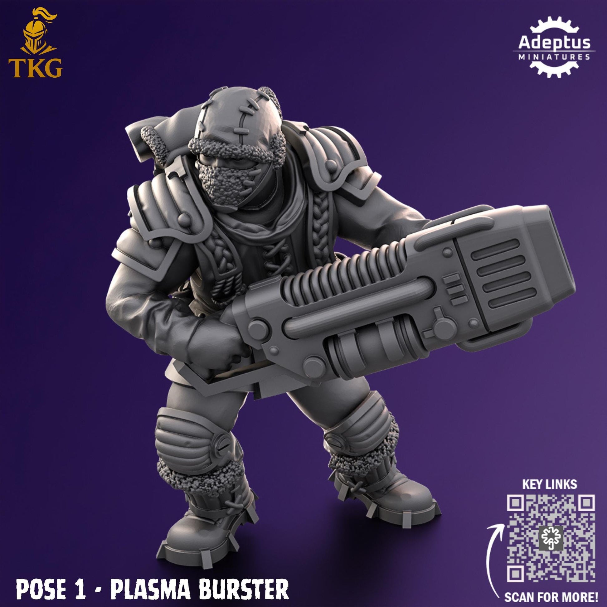 Stormsworn Troops Special Weapons Team by Adeptus Miniatures | 3D printed Tabletop Miniatures