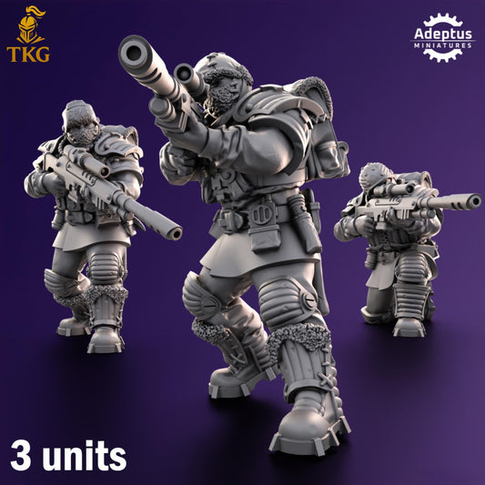 Stormsworn Troops Snipers by Adeptus Miniatures | 3D printed Tabletop Miniatures