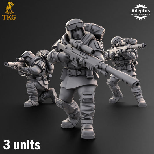 Khaleeth Regiment Snipers by Adeptus Miniatures | 3D printed Tabletop Miniatures