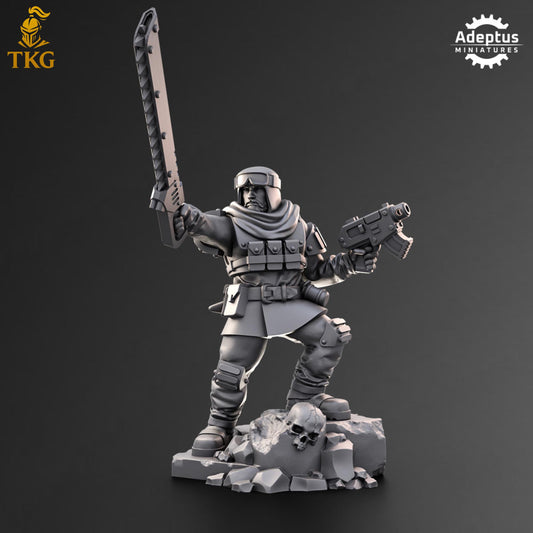 Khaleeth Regiment Commander by Adeptus Miniatures | 3D printed Tabletop Miniatures