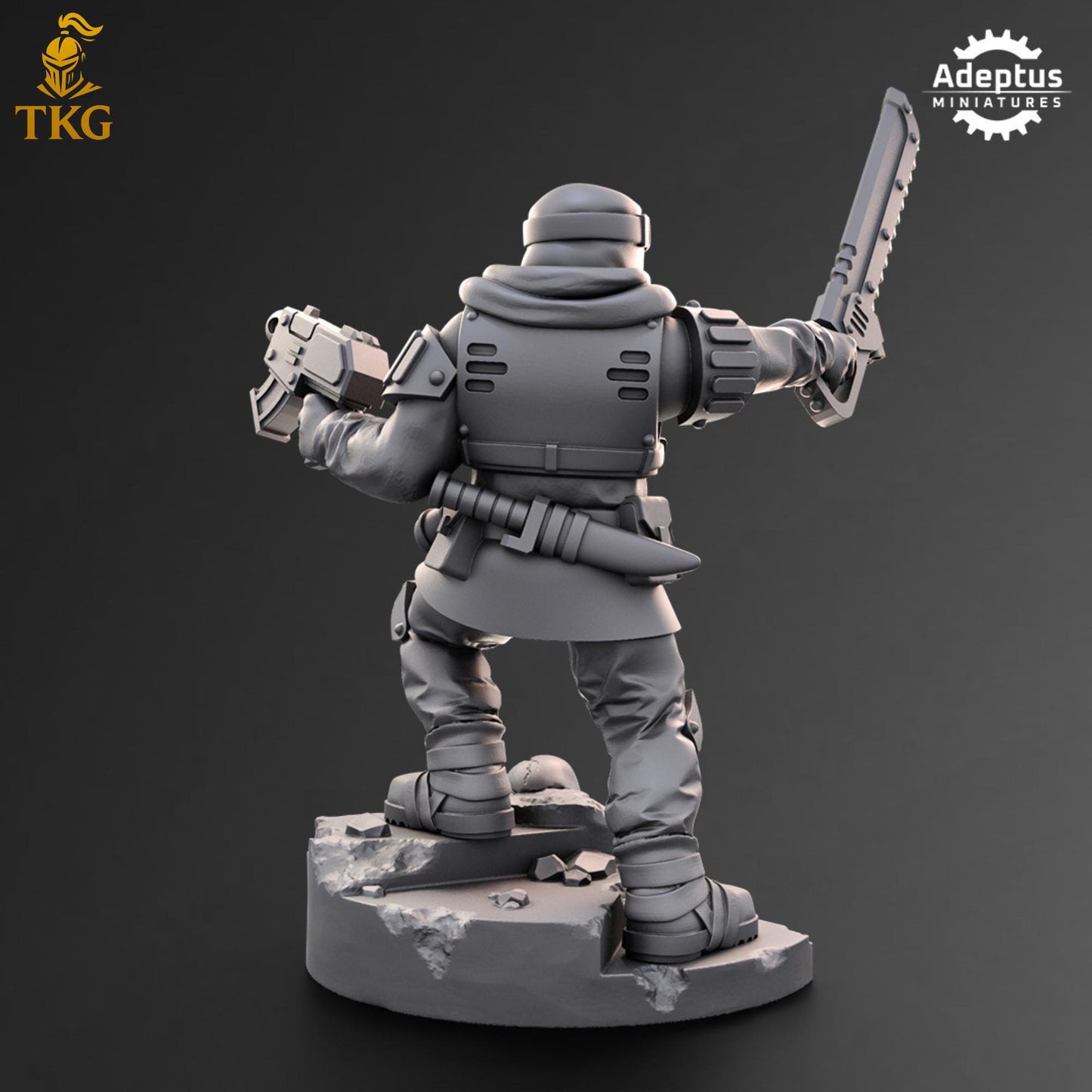 Khaleeth Regiment Commander by Adeptus Miniatures | 3D printed Tabletop Miniatures