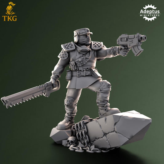 Sunscorch Regiment Commander by Adeptus Miniatures | 3D printed Tabletop Miniatures