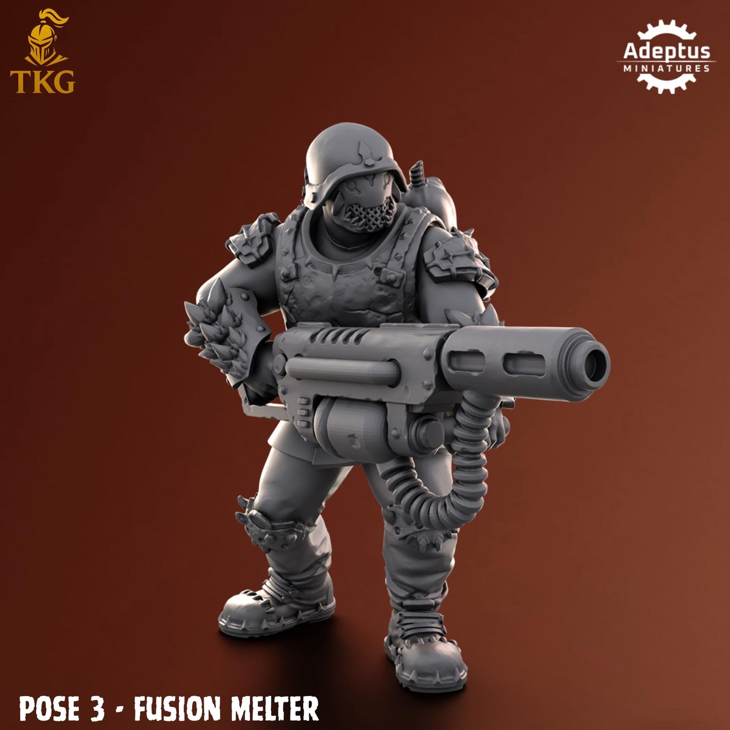 Twisted Horde Special Weapons Team by Adeptus Miniatures | 3D printed Tabletop Miniatures