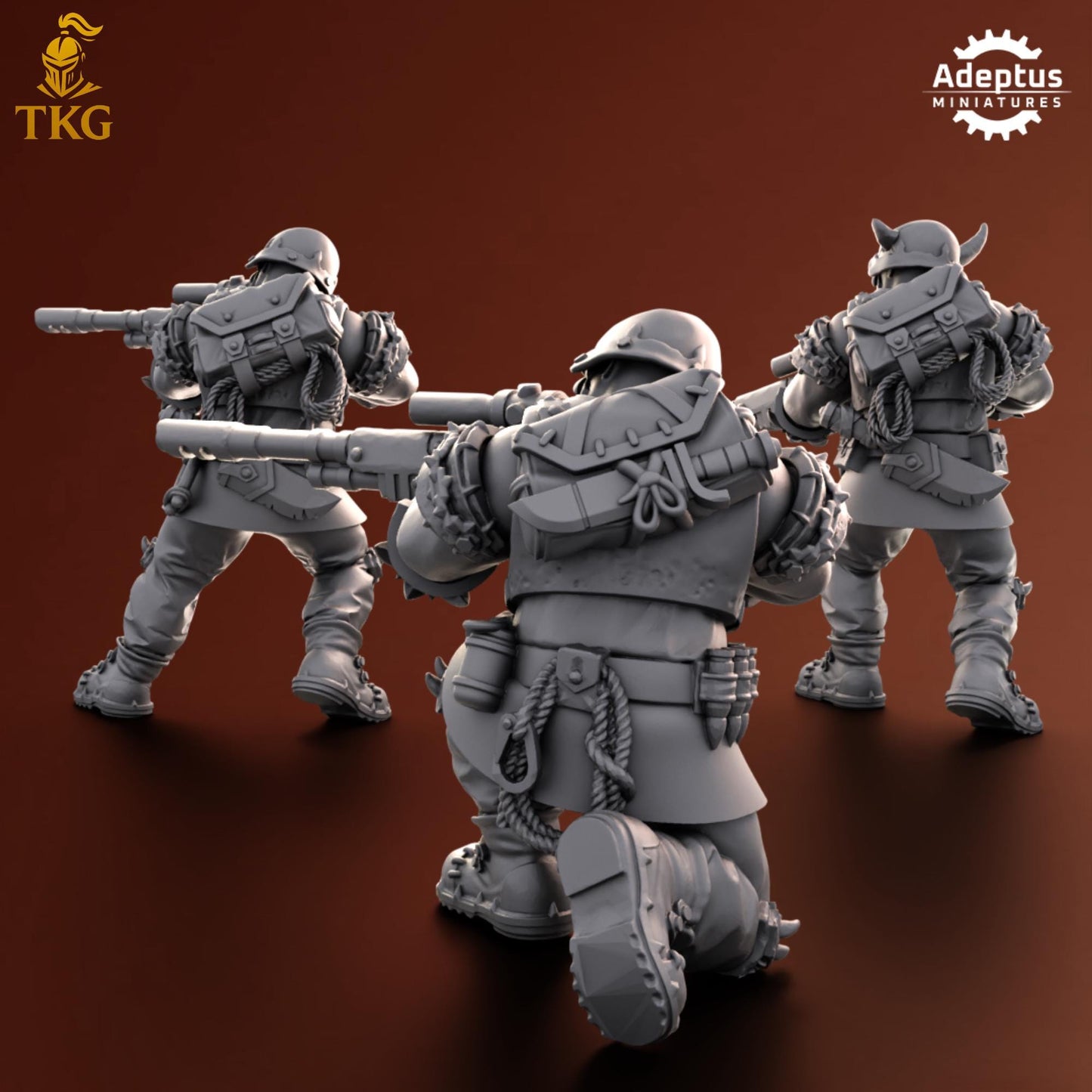 Twisted Horde Snipers by Adeptus Miniatures | 3D printed Tabletop Miniatures