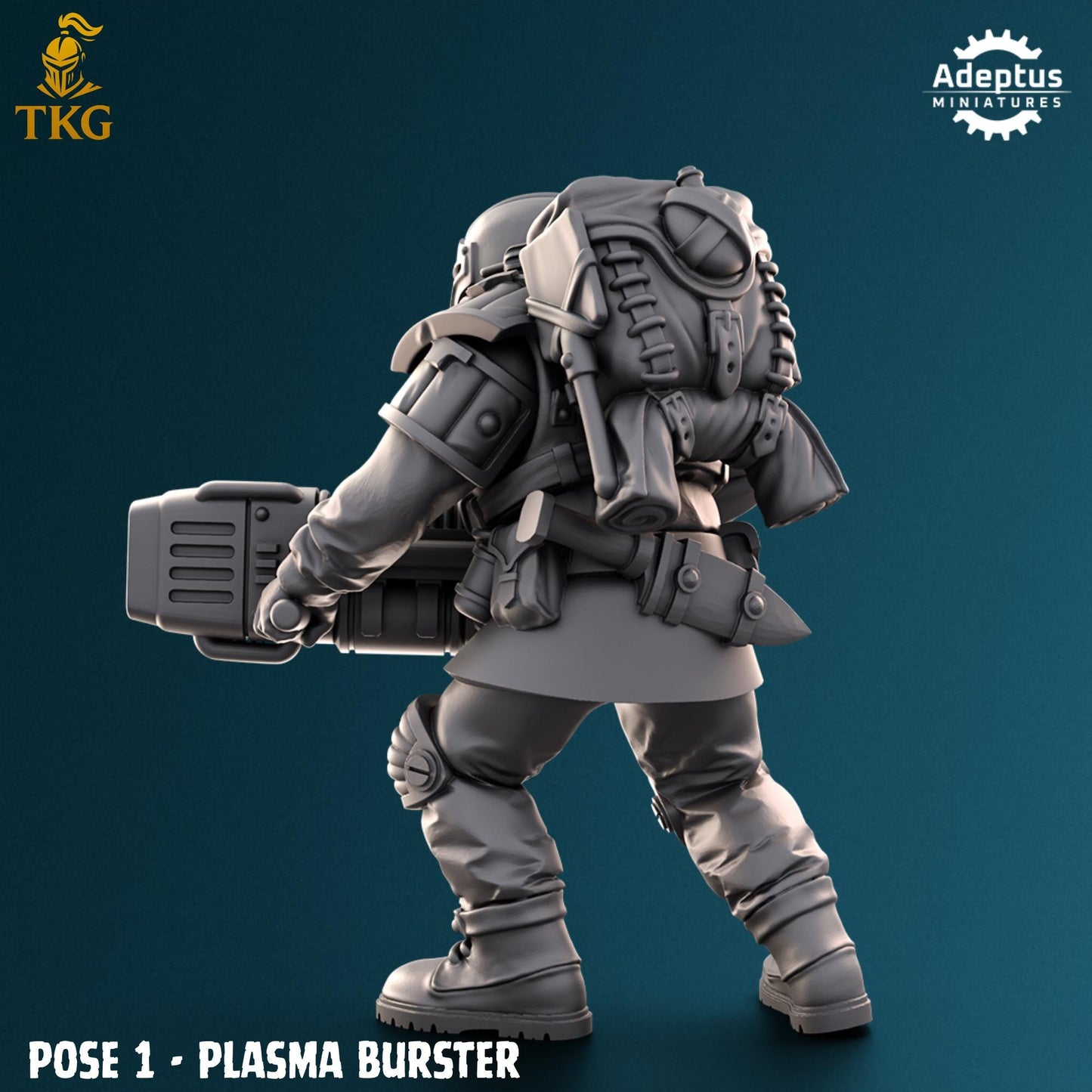 Winterline Forces Special Weapons Team by Adeptus Miniatures | 3D printed Tabletop Miniatures