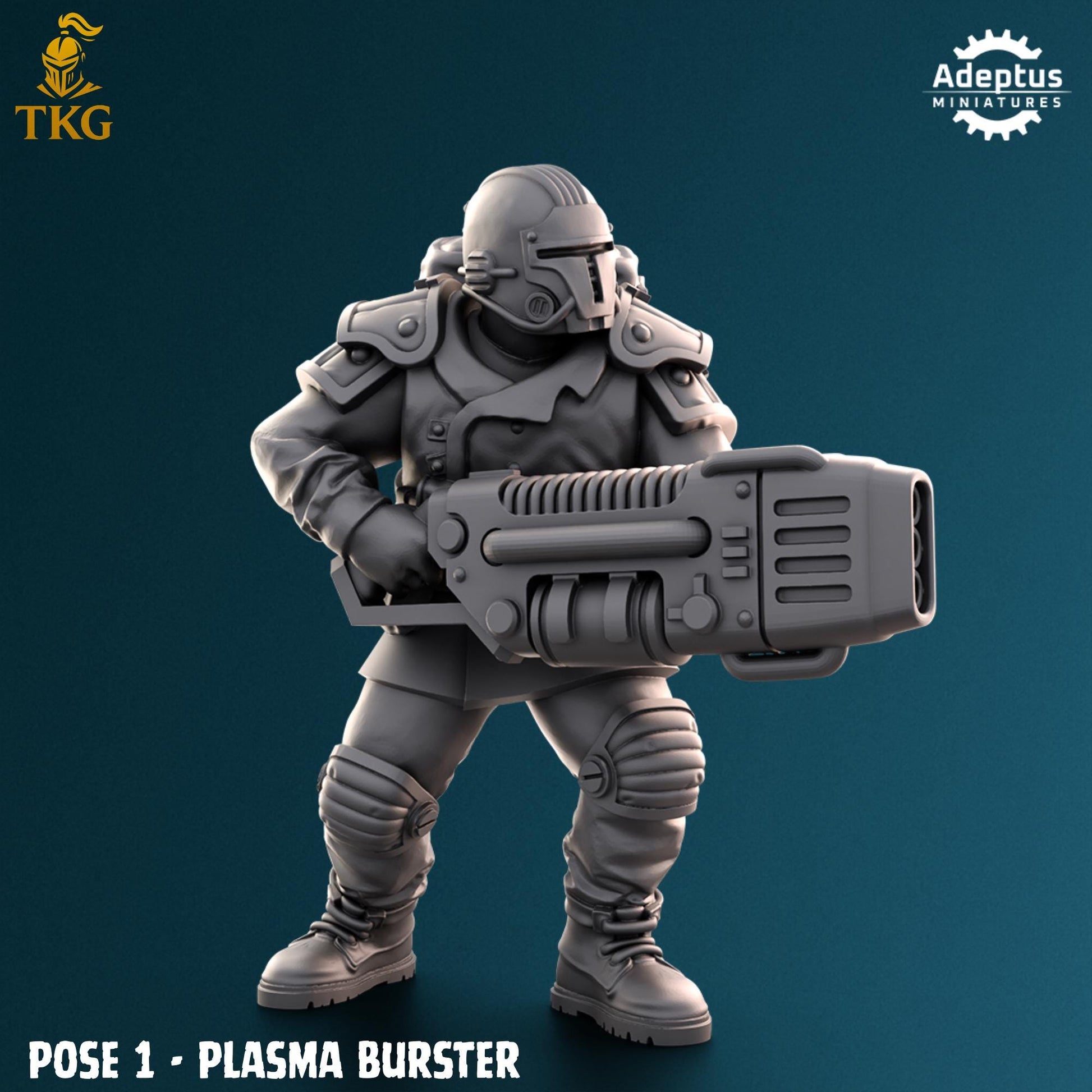 Winterline Forces Special Weapons Team by Adeptus Miniatures | 3D printed Tabletop Miniatures