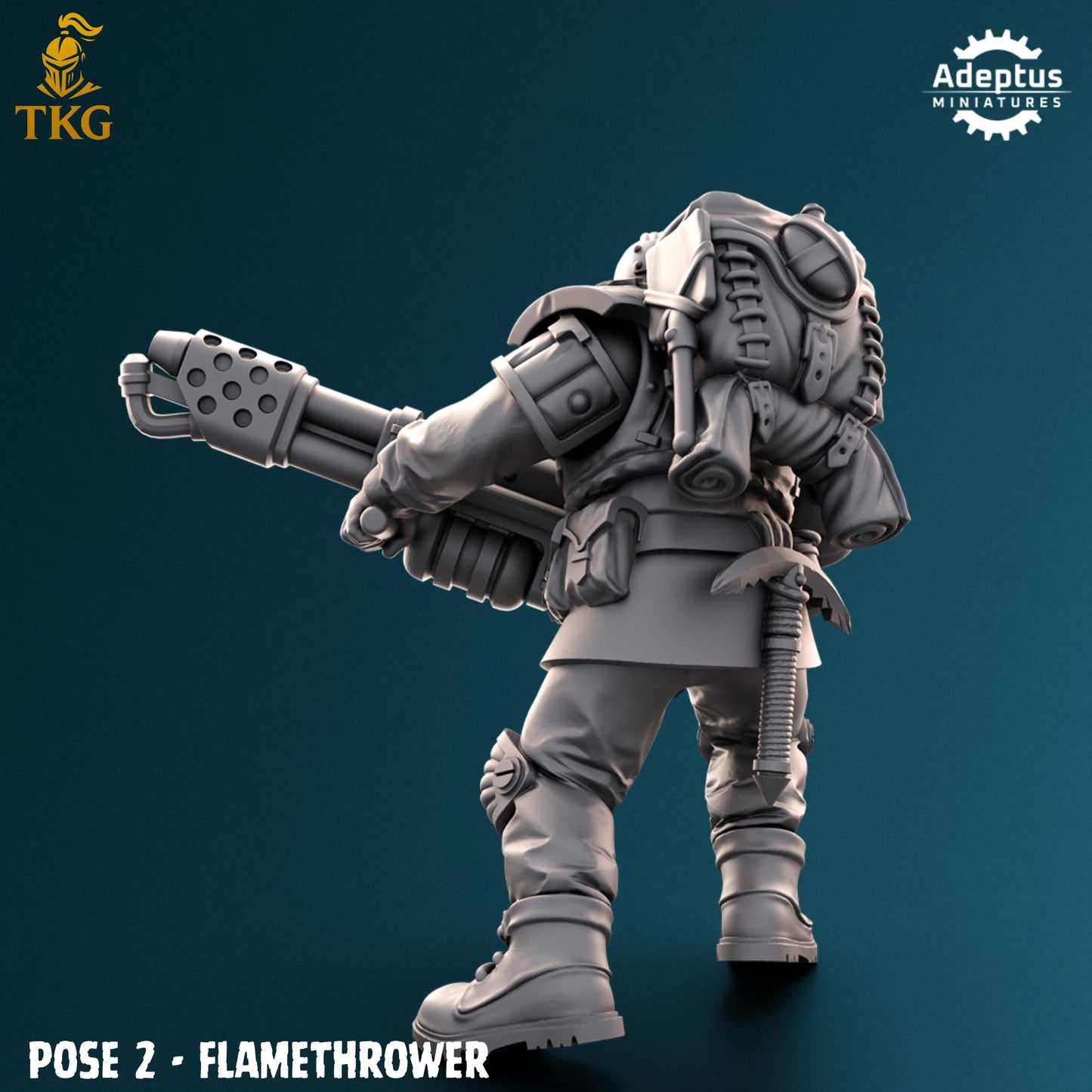 Winterline Forces Special Weapons Team by Adeptus Miniatures | 3D printed Tabletop Miniatures