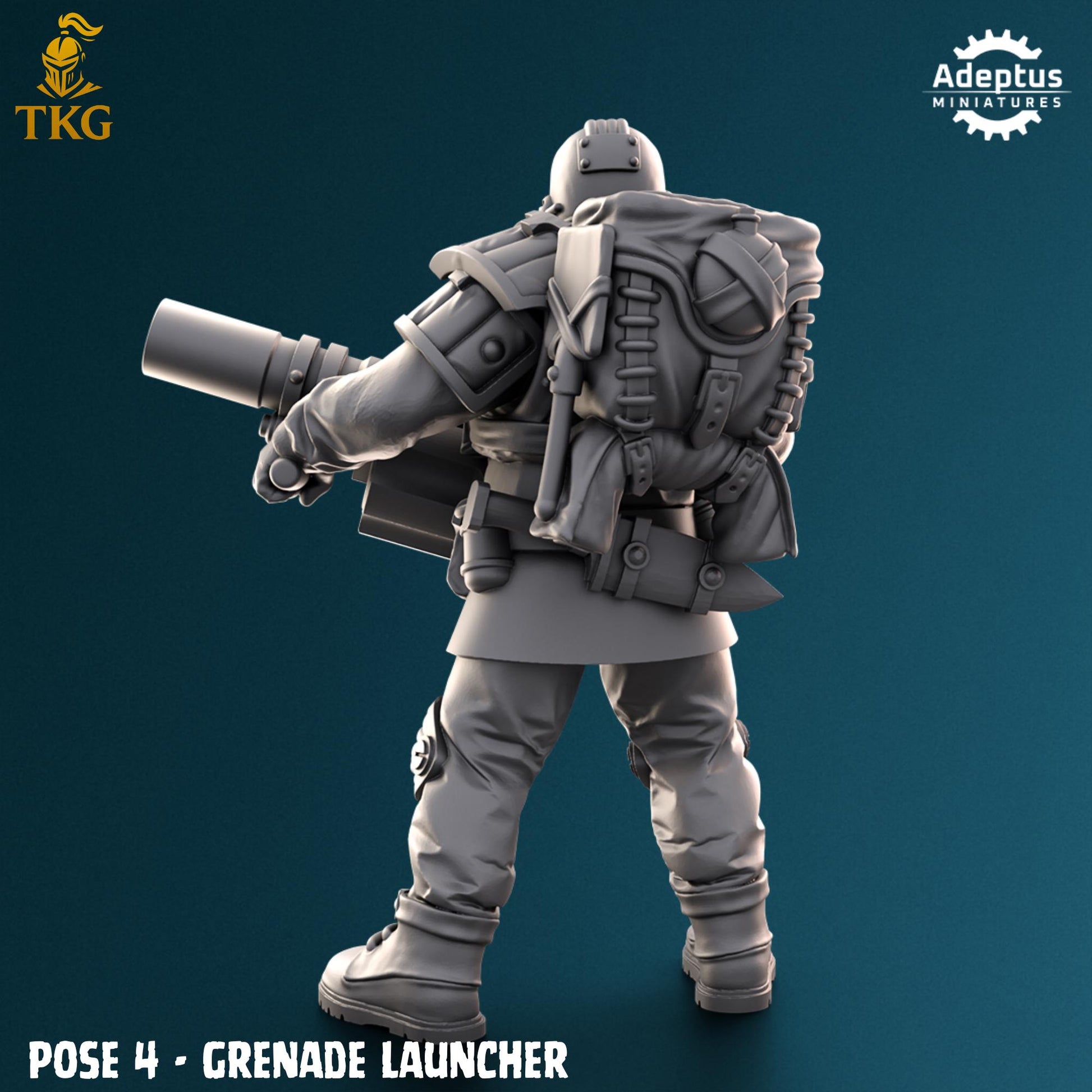 Winterline Forces Special Weapons Team by Adeptus Miniatures | 3D printed Tabletop Miniatures