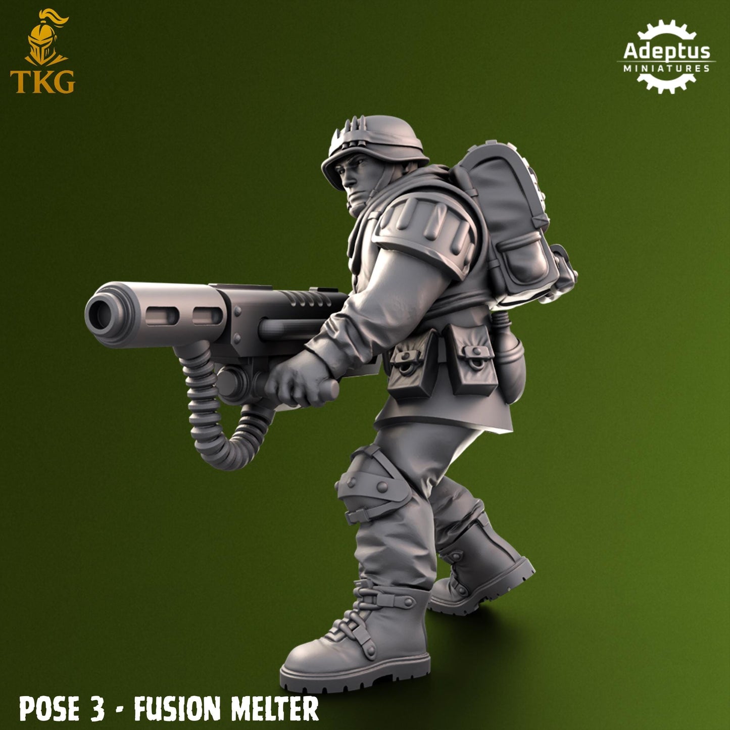 Shellcord Troopers Special Weapons Team by Adeptus Miniatures | 3D printed Tabletop Miniatures