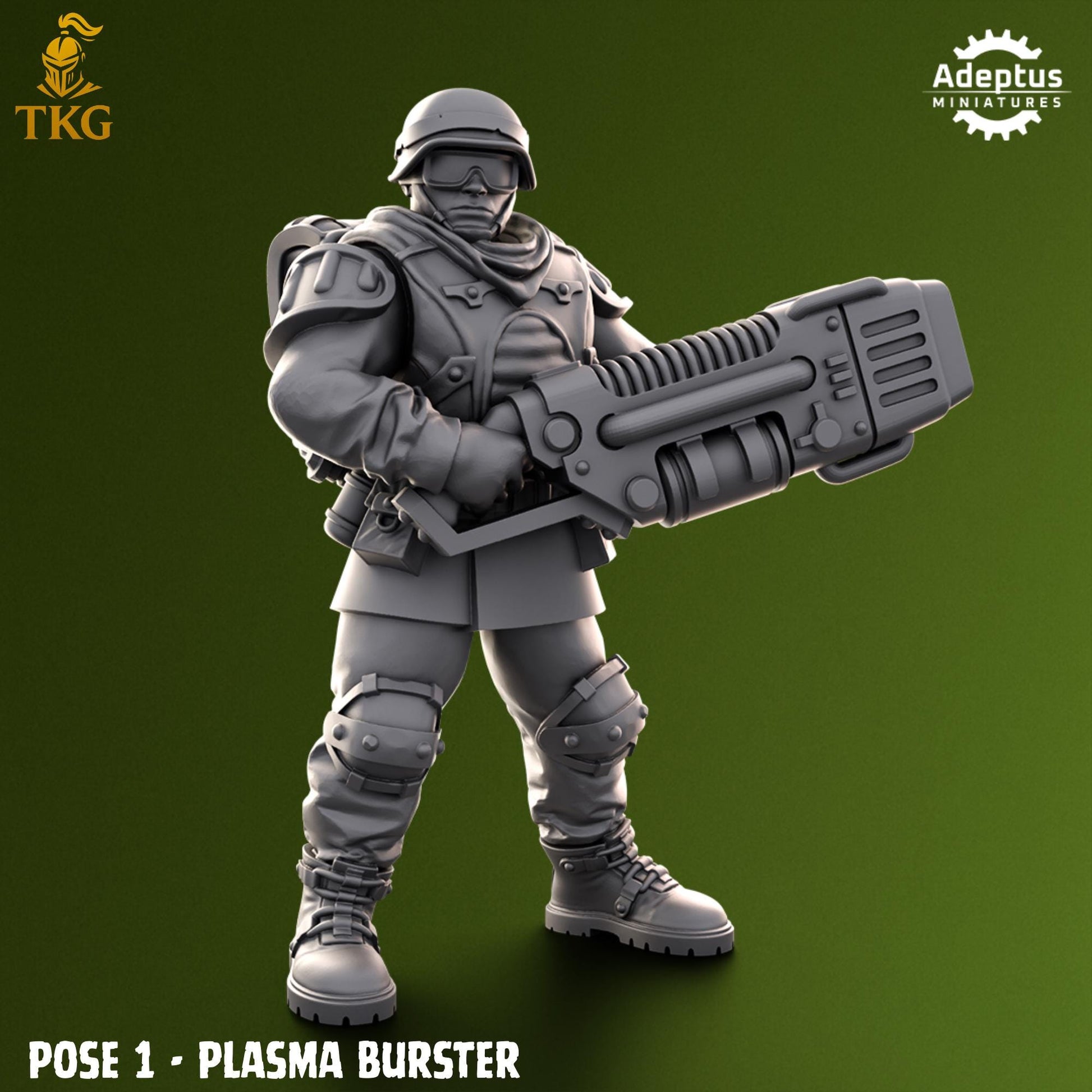 Shellcord Troopers Special Weapons Team by Adeptus Miniatures | 3D printed Tabletop Miniatures
