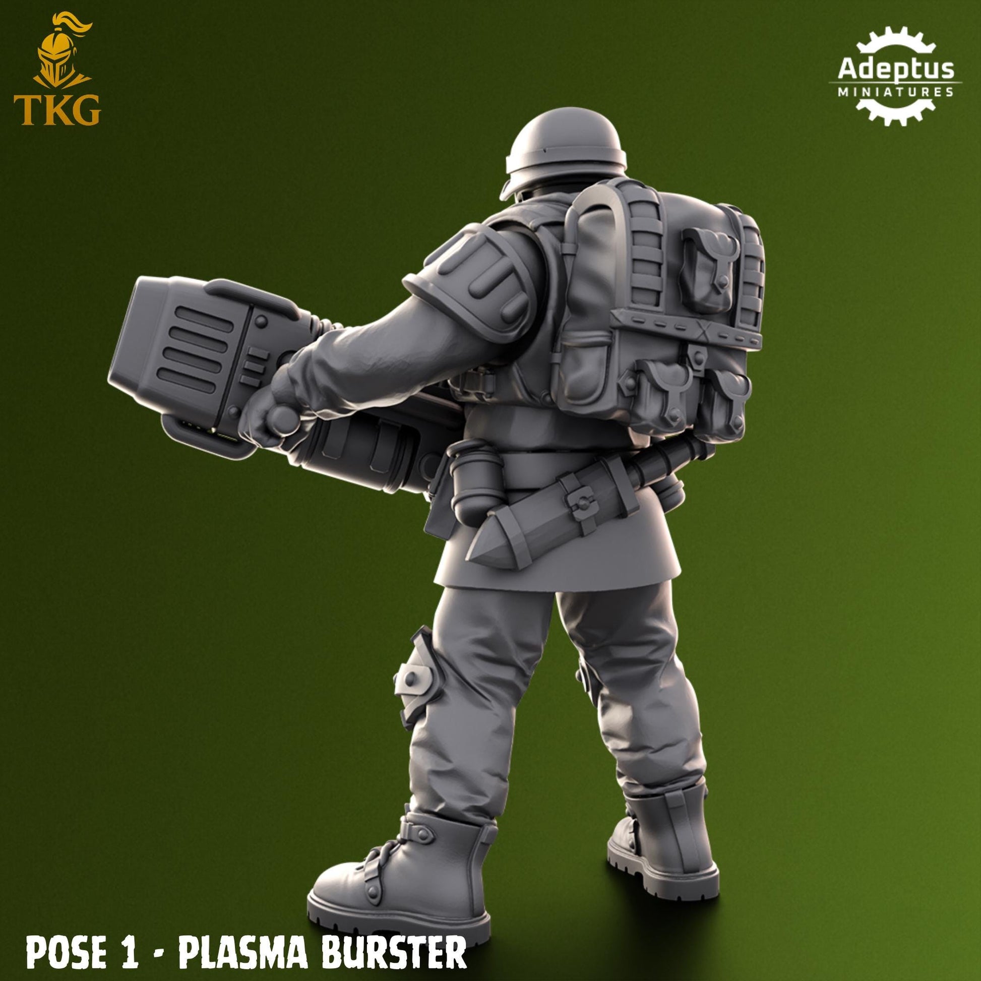 Shellcord Troopers Special Weapons Team by Adeptus Miniatures | 3D printed Tabletop Miniatures