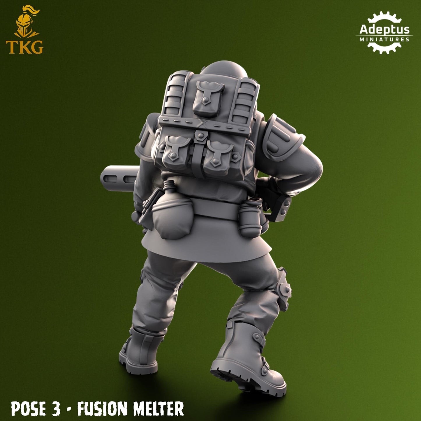 Shellcord Troopers Special Weapons Team by Adeptus Miniatures | 3D printed Tabletop Miniatures