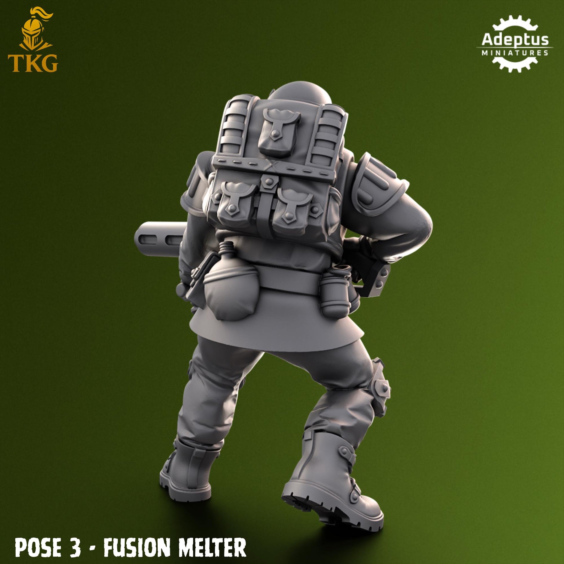 Shellcord Troopers Special Weapons Team by Adeptus Miniatures | 3D printed Tabletop Miniatures