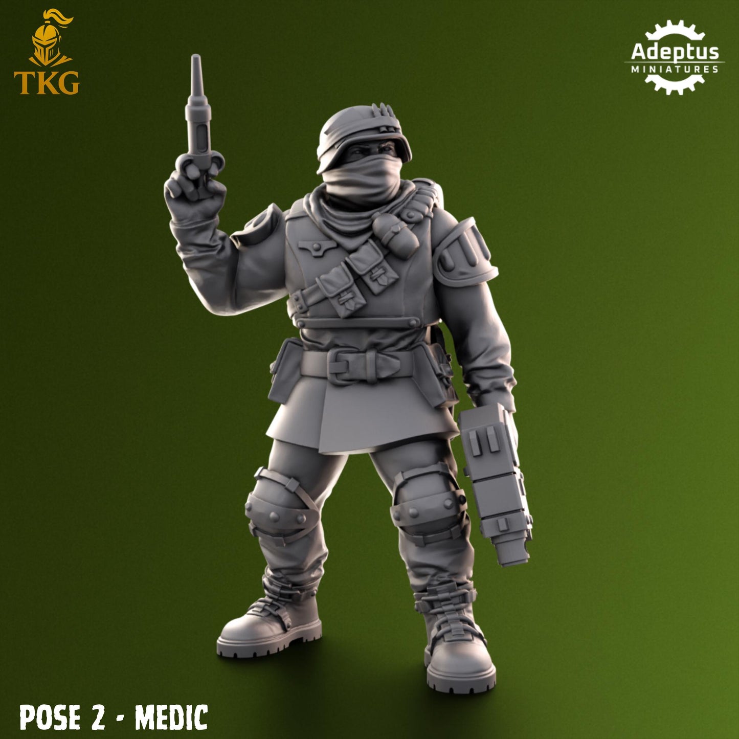Shellcord Troopers Command Squad by Adeptus Miniatures | 3D printed Tabletop Miniatures