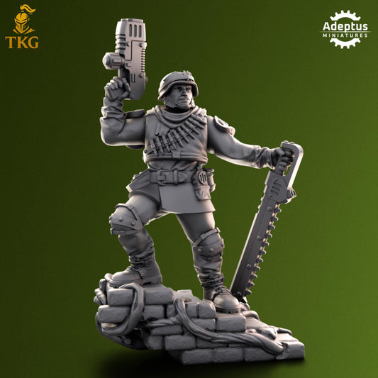 Shellcord Troopers Commander by Adeptus Miniatures | 3D printed Tabletop Miniatures
