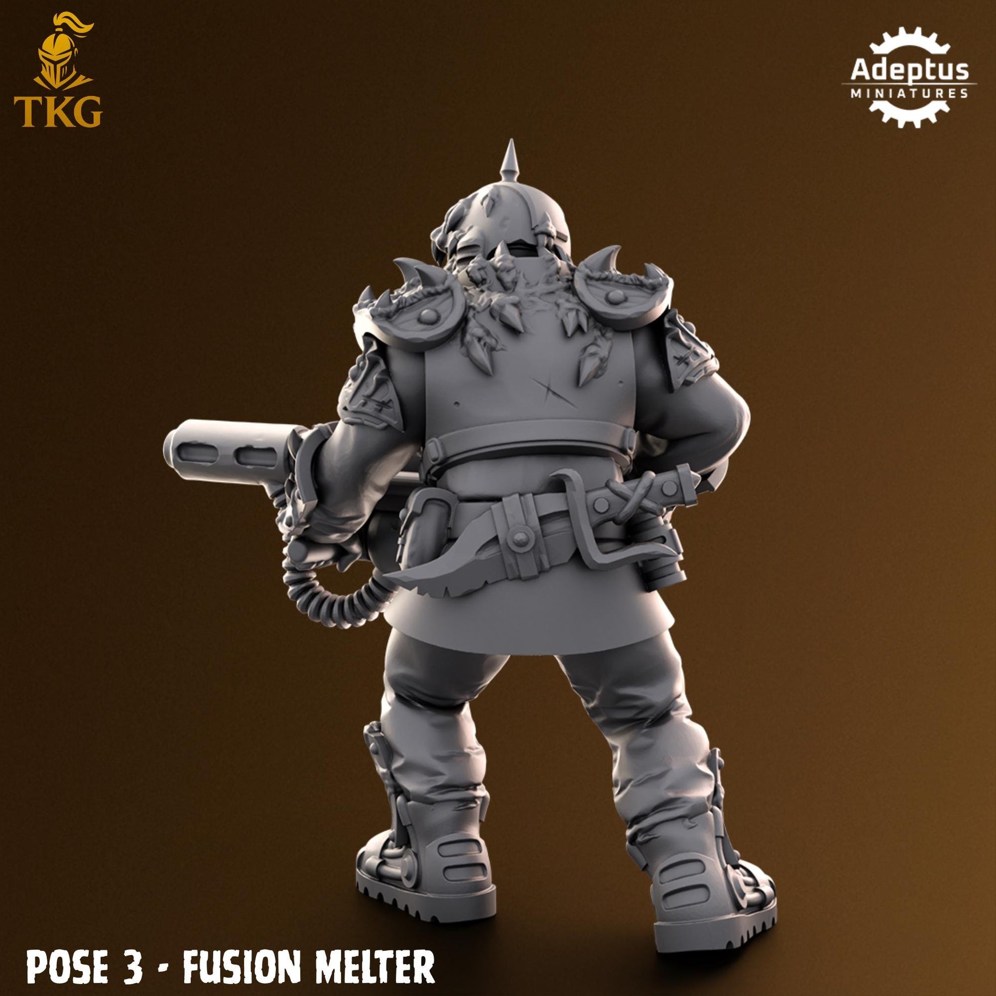 Sporeblight Regiment Special Weapons Team by Adeptus Miniatures | 3D printed Tabletop Miniatures