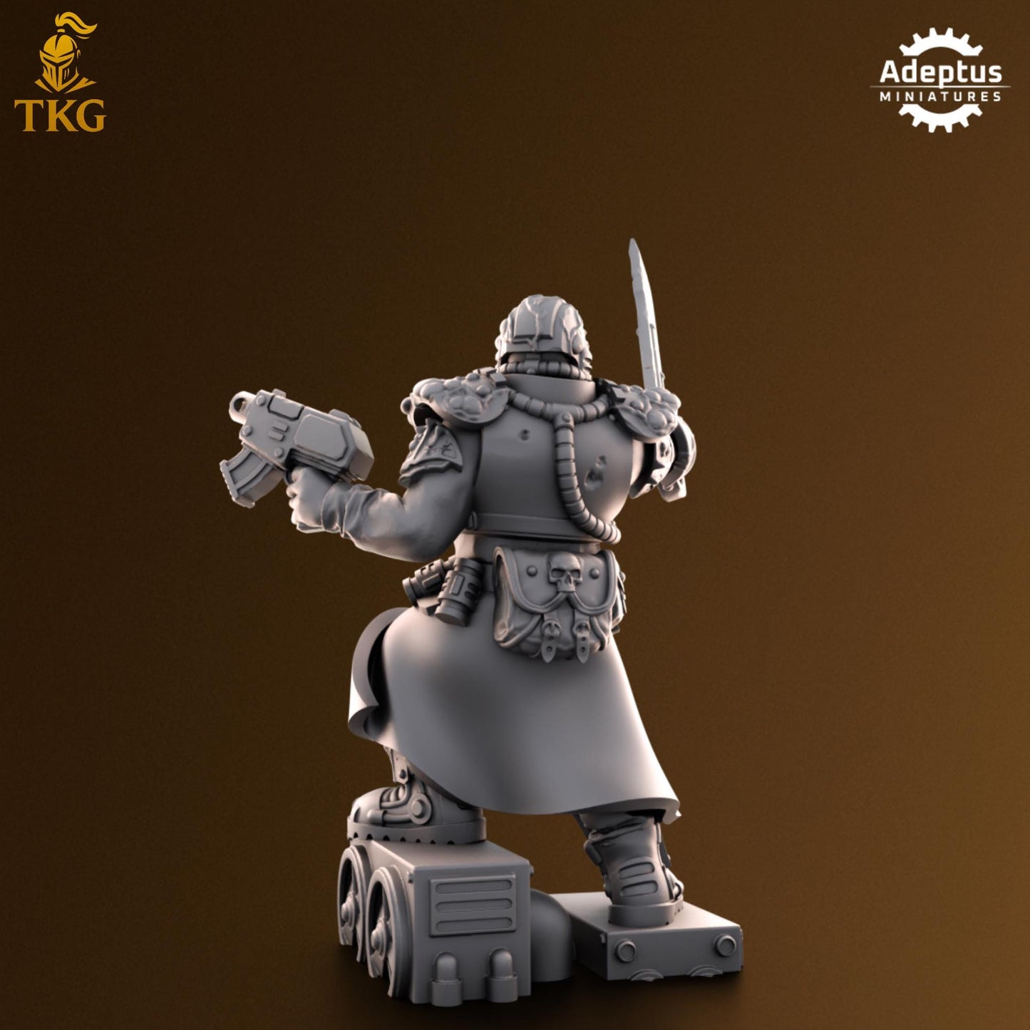 Sporeblight Regiment Commander by Adeptus Miniatures | 3D printed Tabletop Miniatures