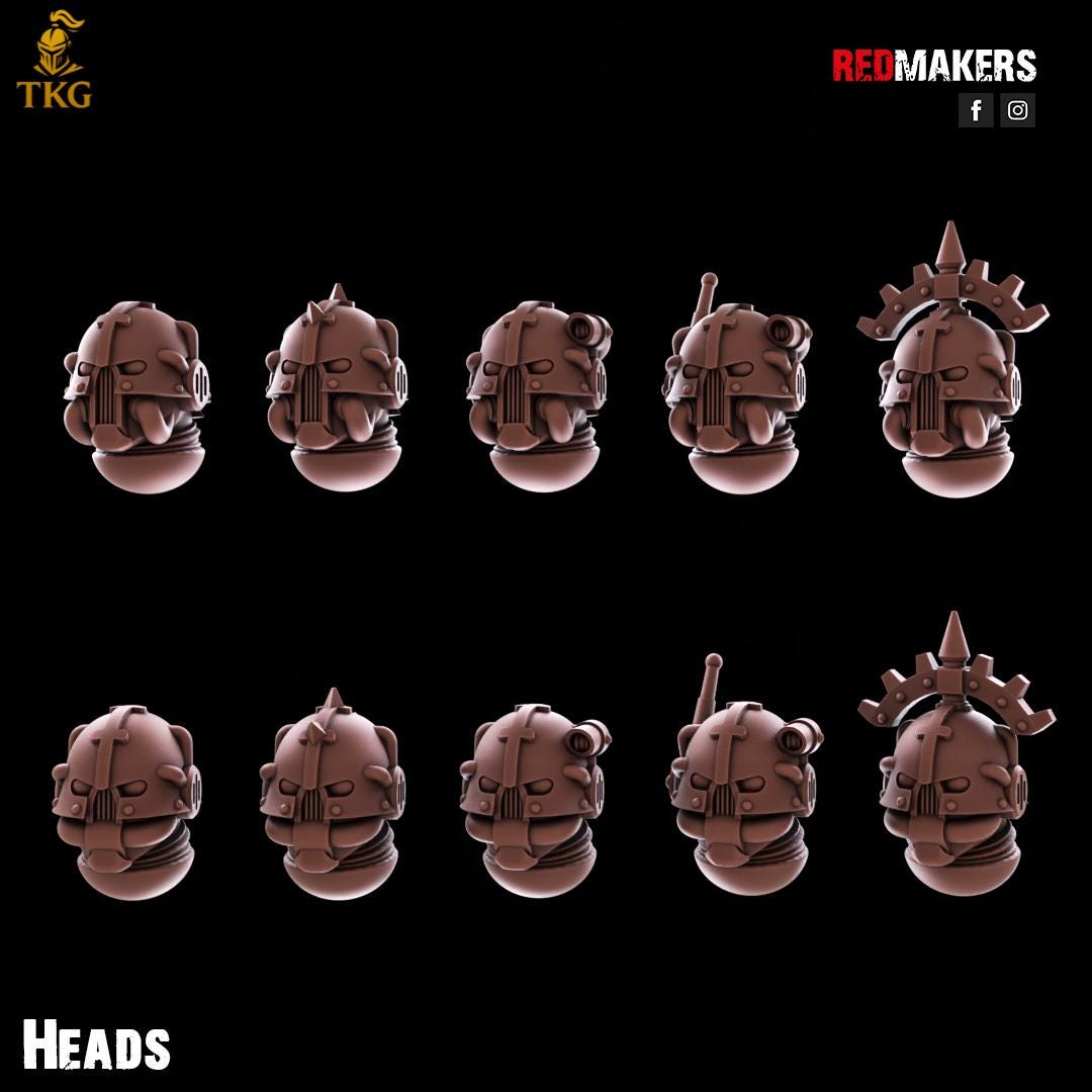 Omniforge Tech Guardians by RedMakers | 3D Printed Tabletop Miniatures