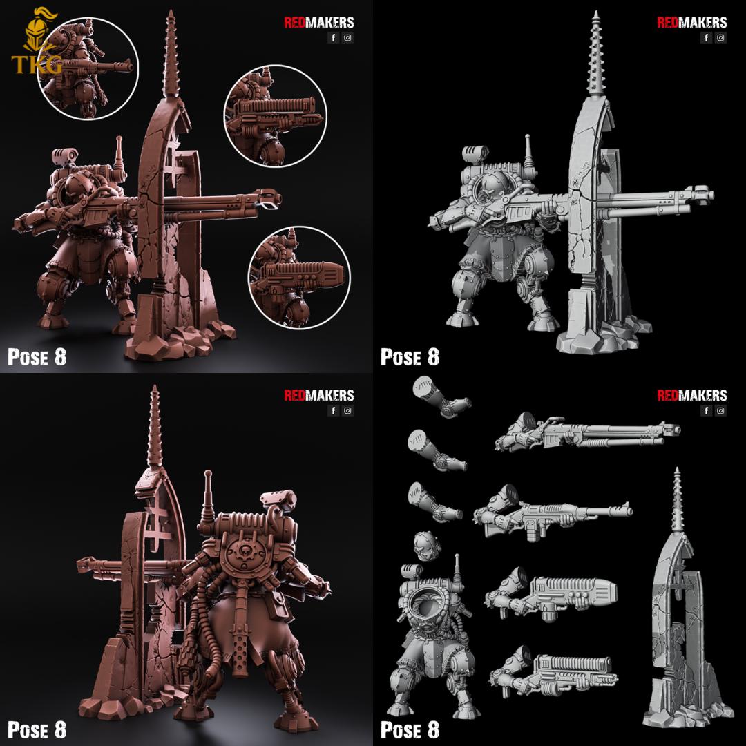 Omniforge Tech Guardians by RedMakers | 3D Printed Tabletop Miniatures