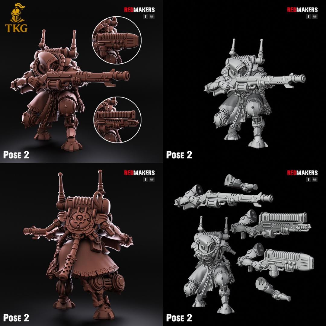 Omniforge Tech Rangers by RedMakers | 3D Printed Tabletop Miniatures