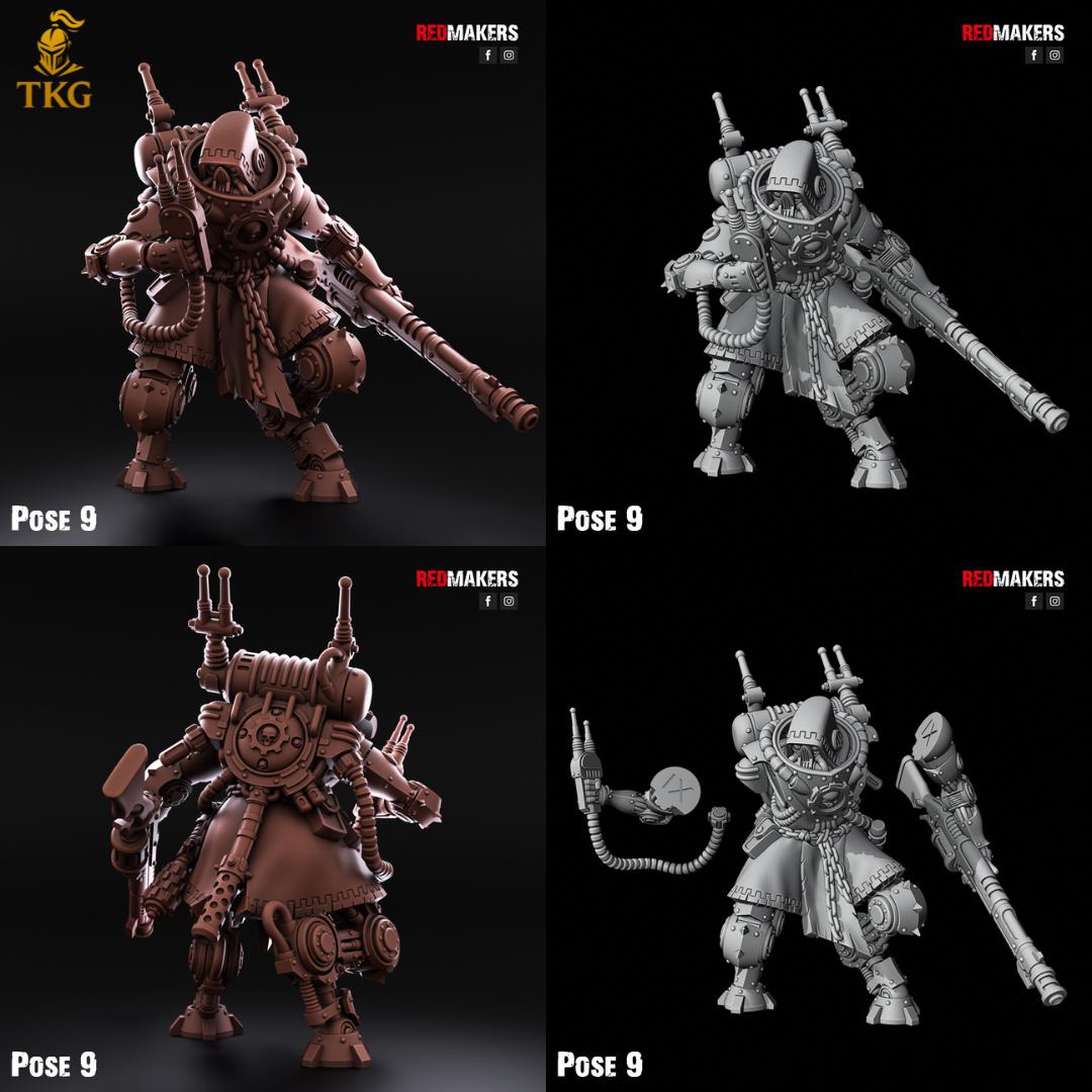 Omniforge Tech Rangers by RedMakers | 3D Printed Tabletop Miniatures